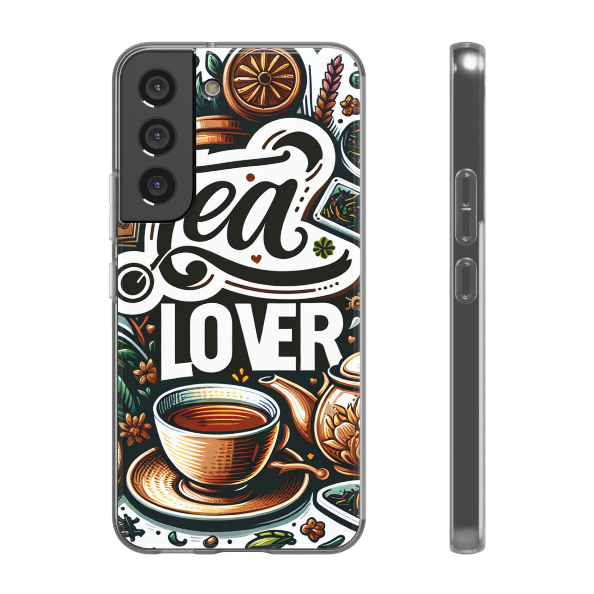 Tea Lover Trendy Resistant Flexi Phone Back Case - Image 3
