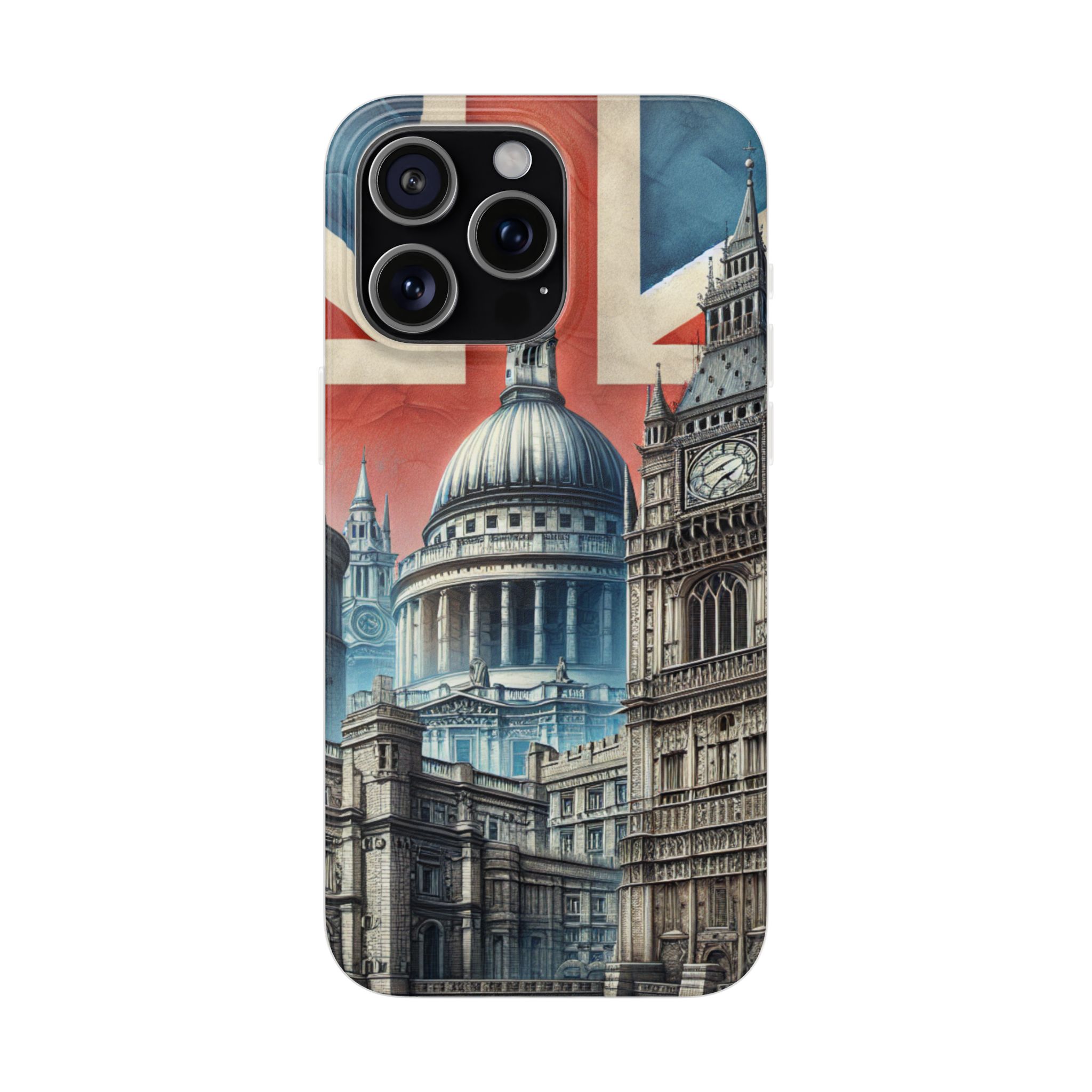 Great British Heritage Trendy Resistant Flexi Phone Back Case - Image 4