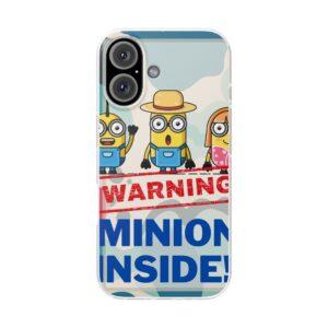 Minion Inside Trendy Resistant Flexi Phone Back Case