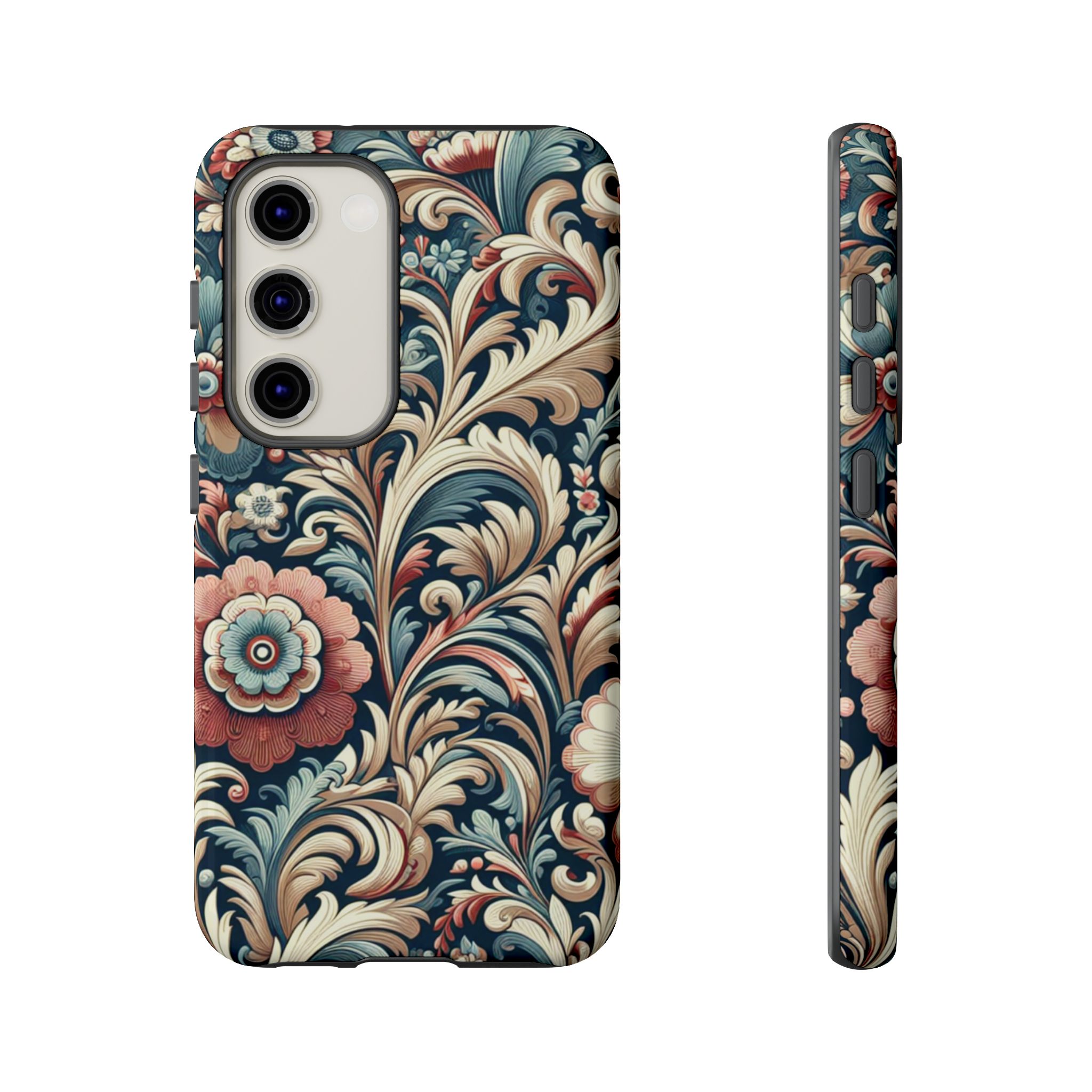 Artistic Floral Resistant Trendy Tough Phone Case - Image 7