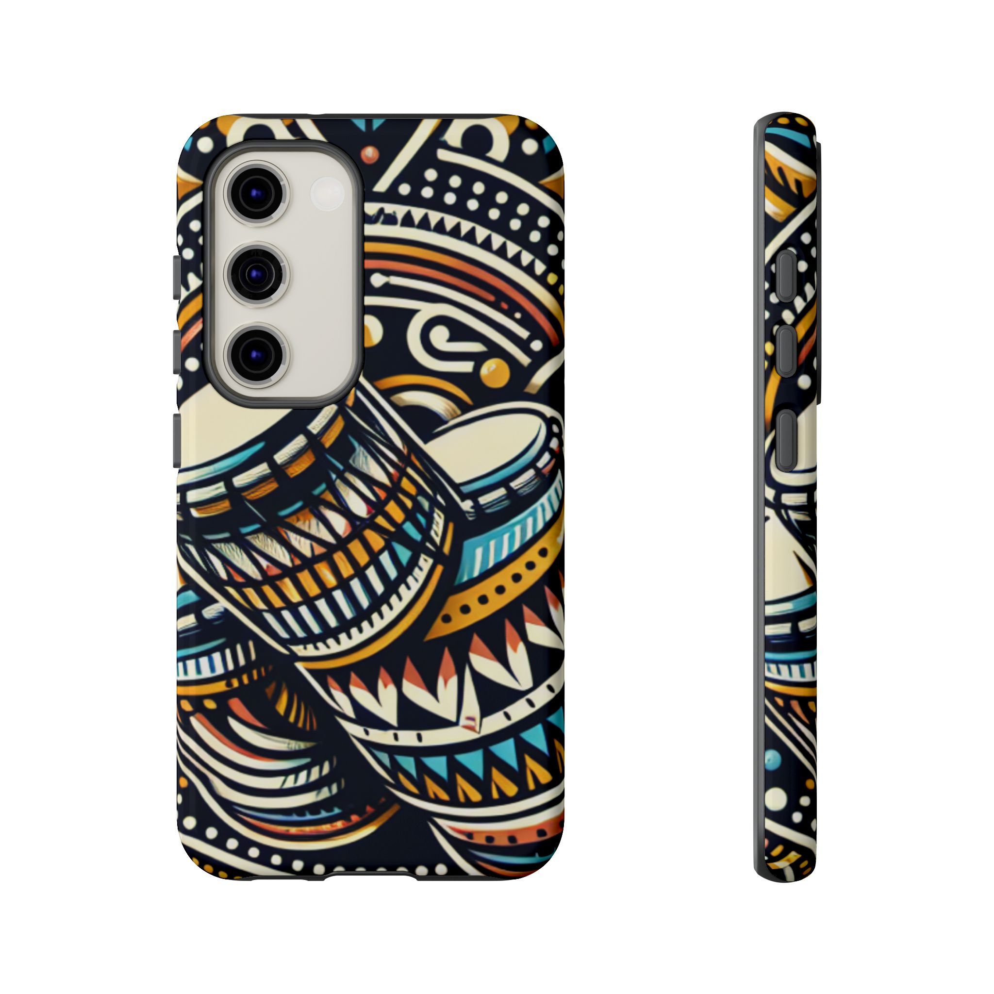 Artistic Drums Resistant Trendy Tough Phone Case - Image 8