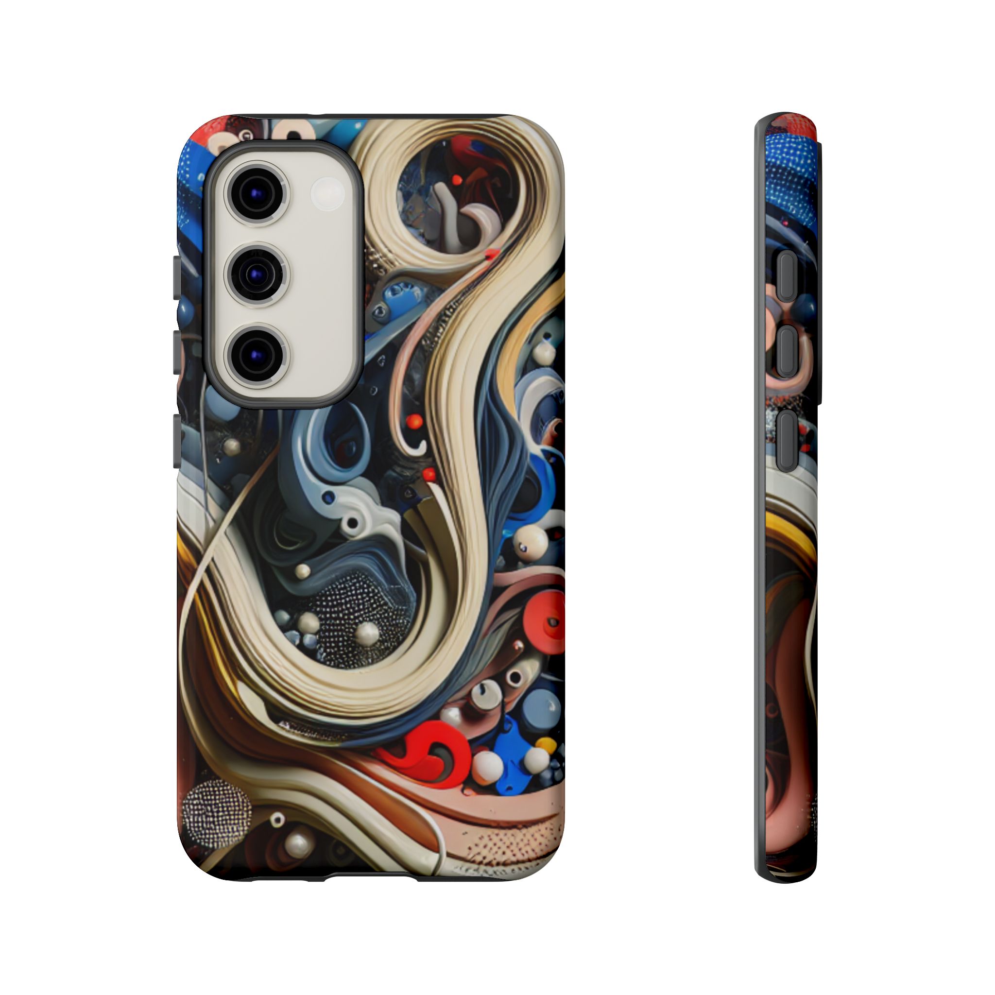 Colors Abstract Fun Trendy Slim Resistant Tough Phone Case - Image 8