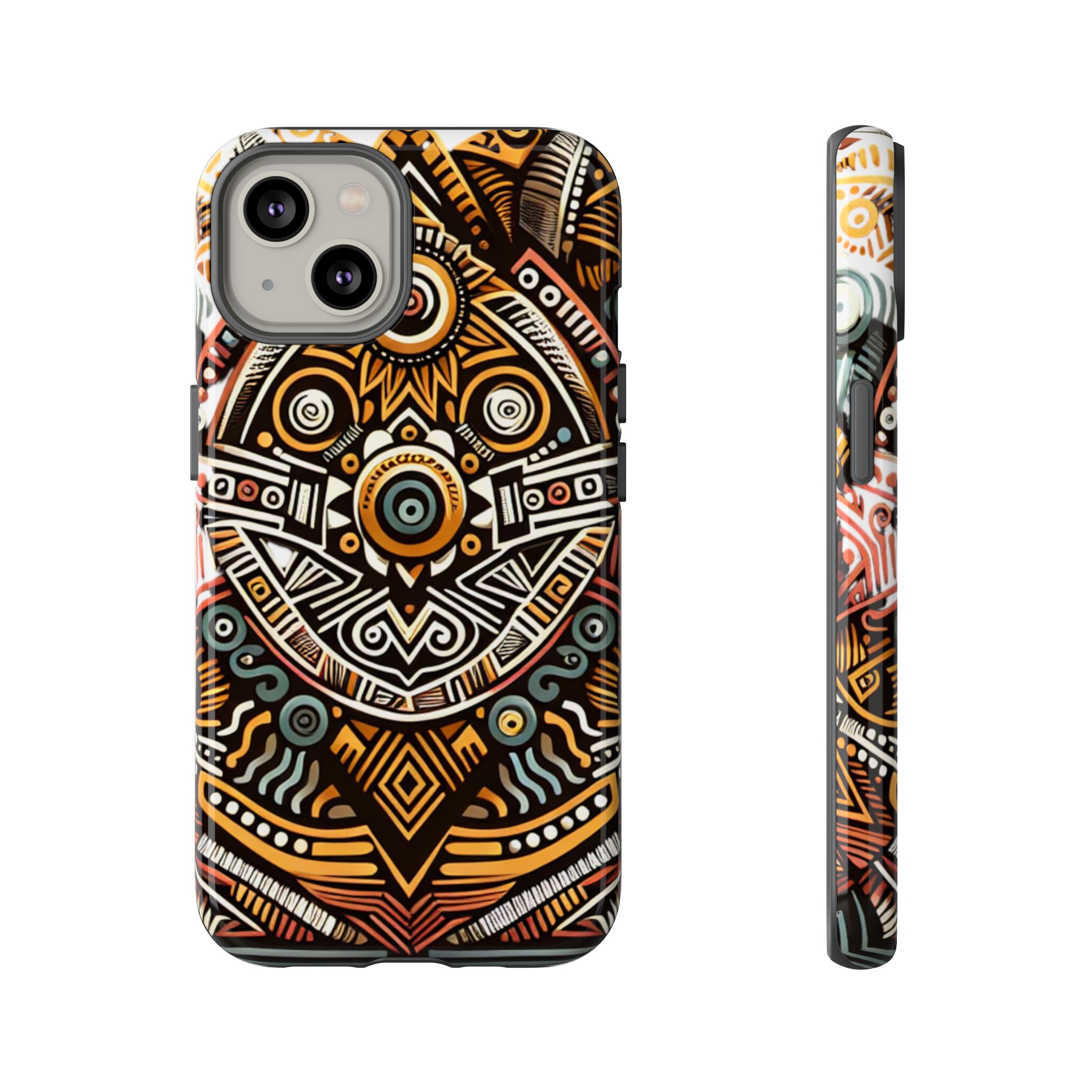 African Ancient Art Resistant Trendy Tough Phone Case - Image 7