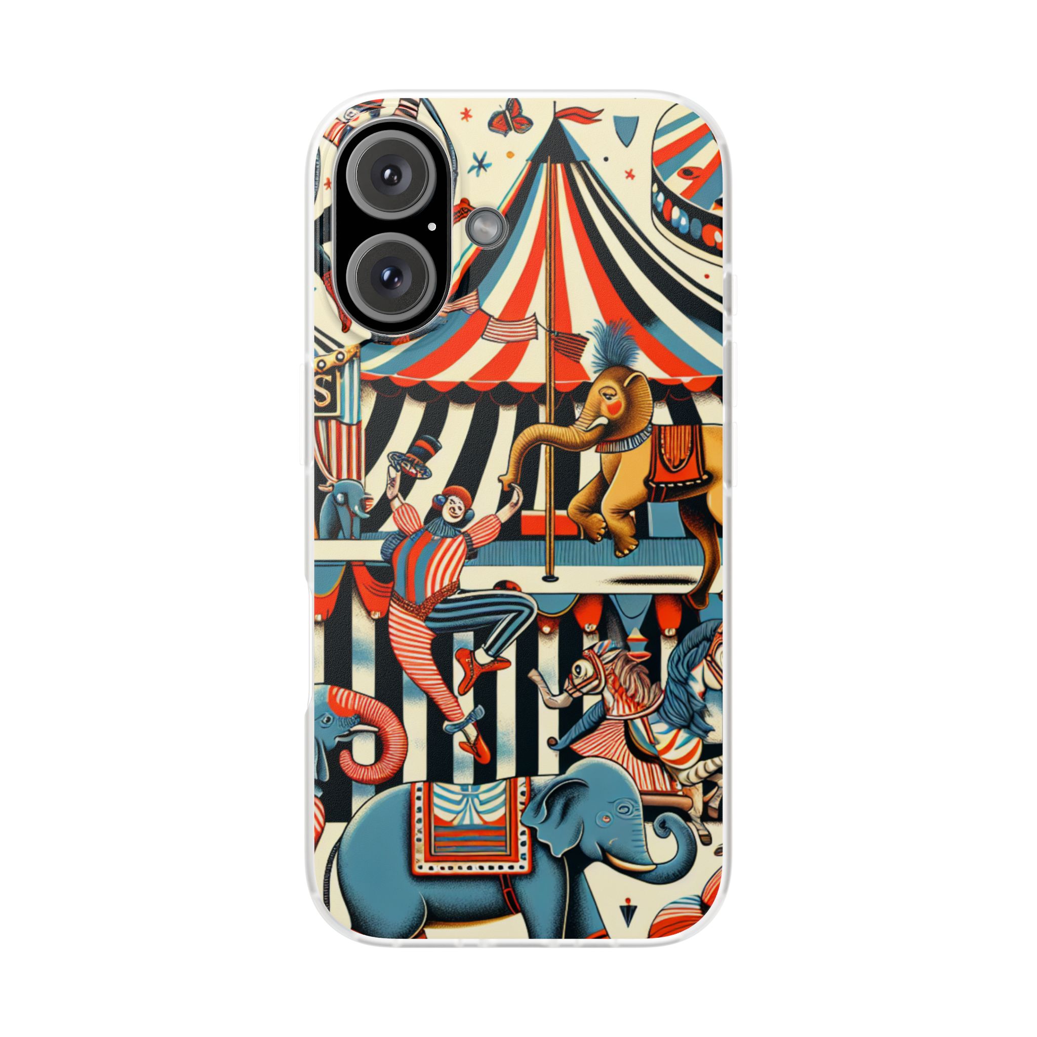 Circus Adventure Trendy Resistant Flexi Phone Back Case