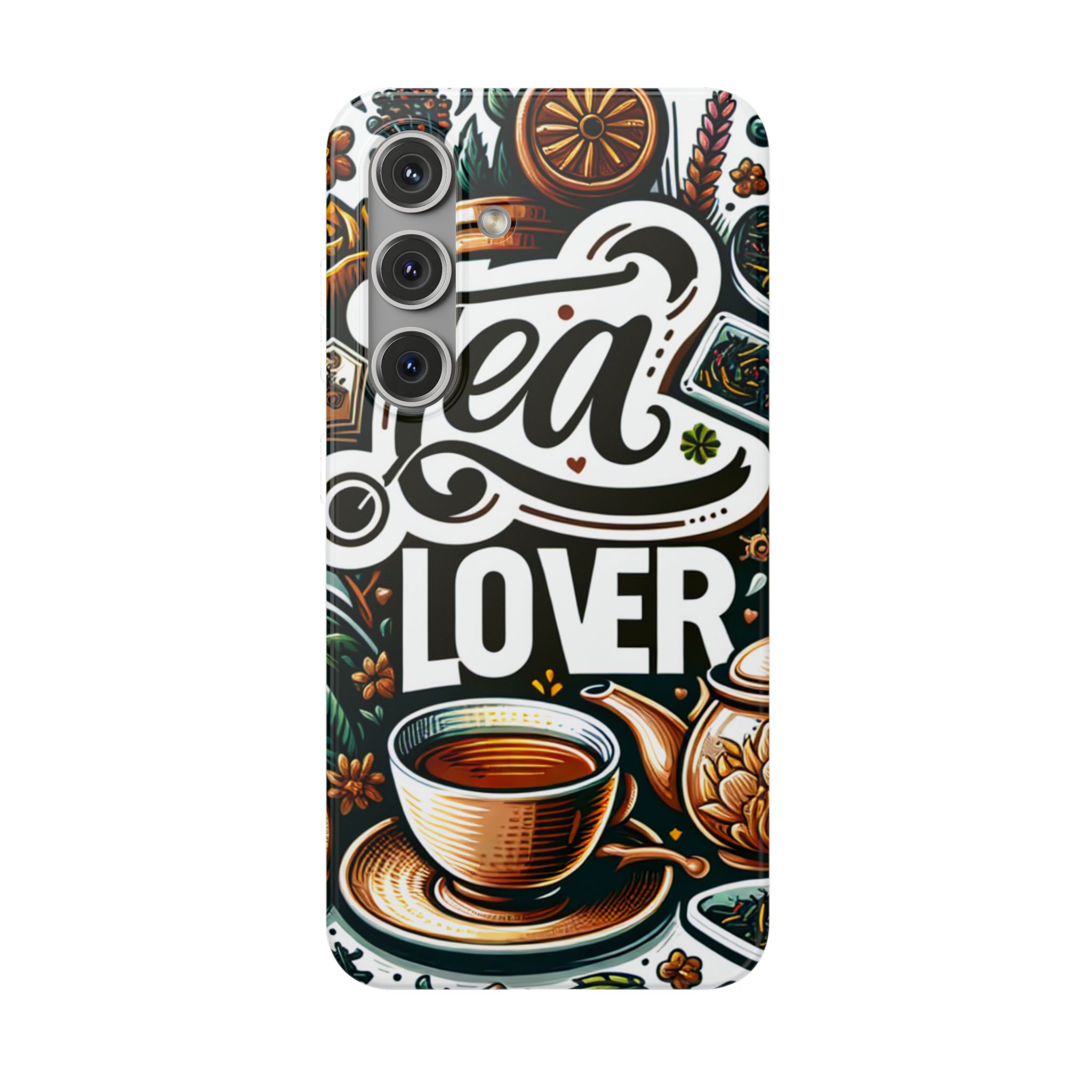 Tea Lover Trendy Resistant Flexi Phone Back Case - Image 7