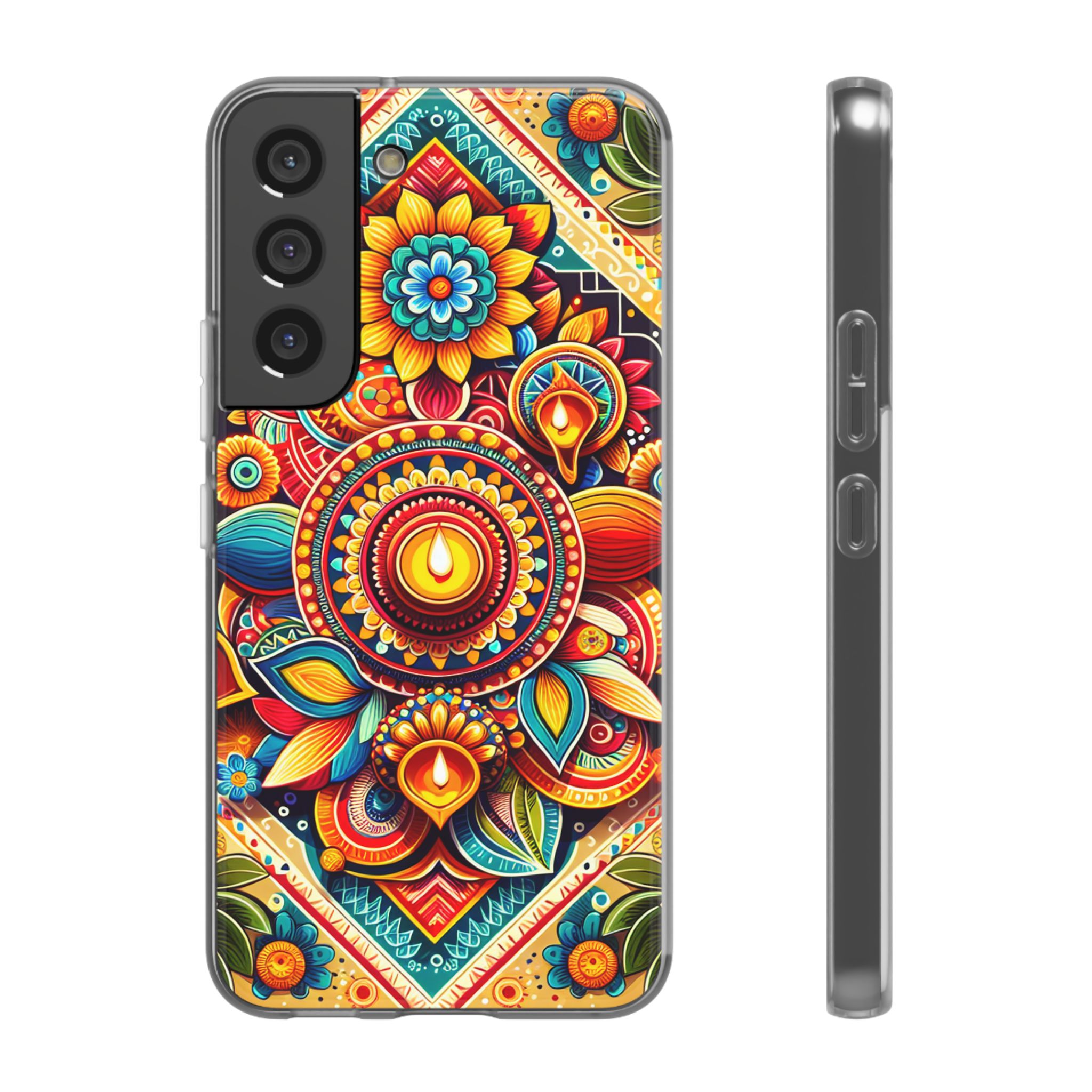 Festival Celebration Trendy Resistant Flexi Phone Back Case - Image 5