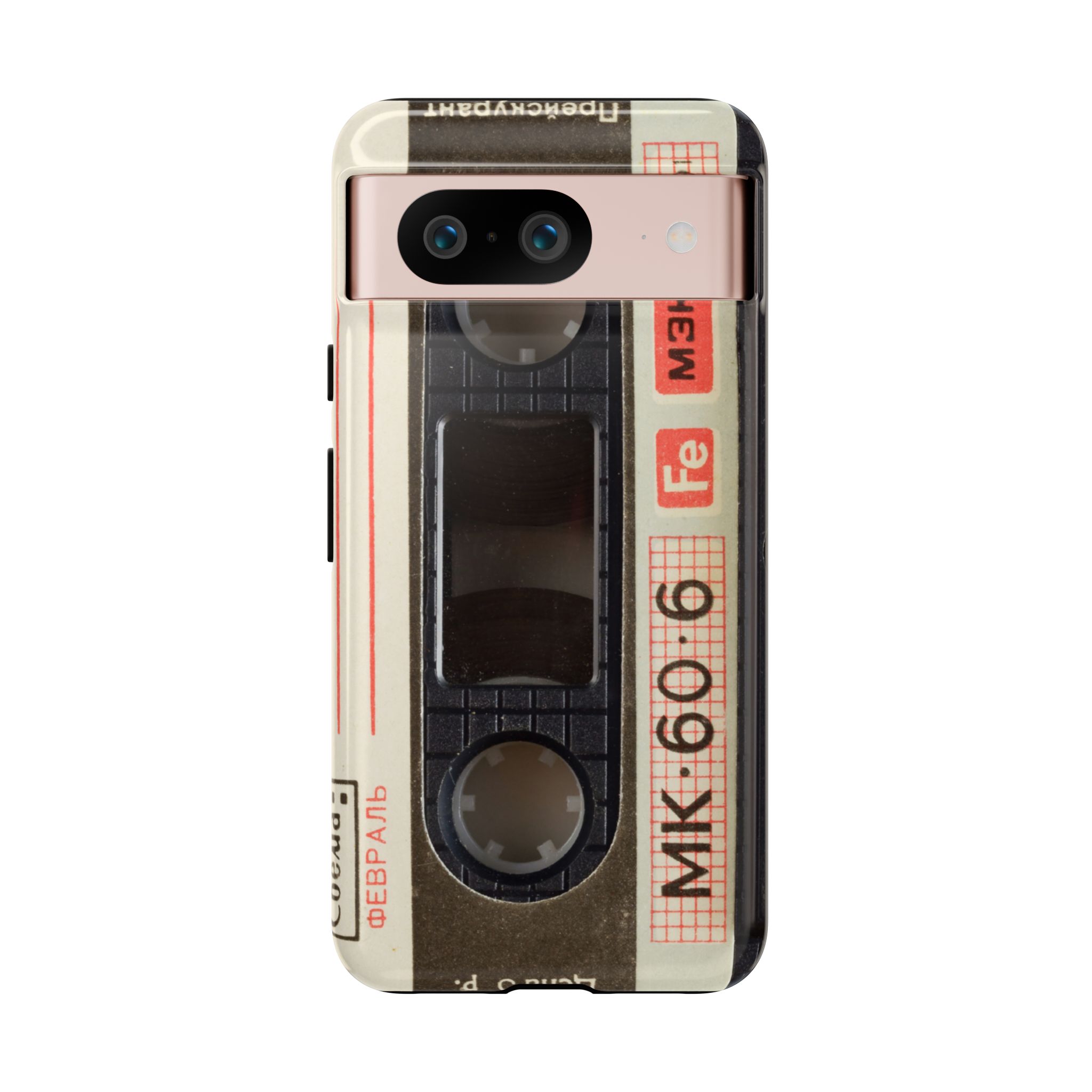 Classic Cassette Theme Resistant Trendy Tough Phone Case - Image 4