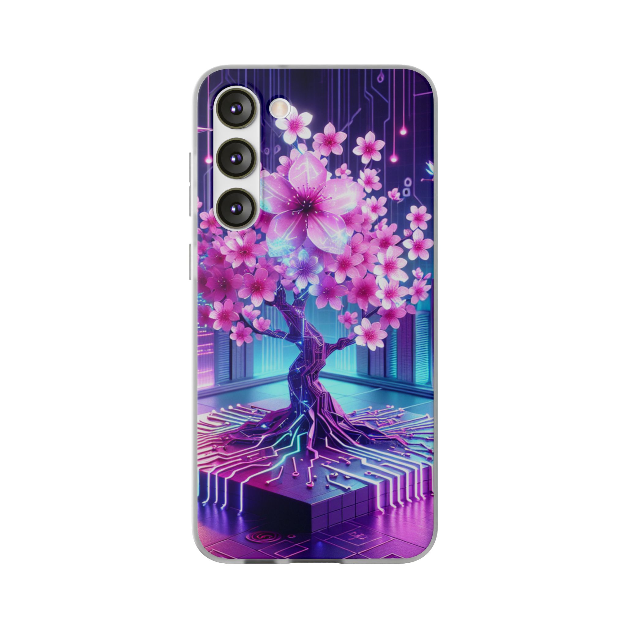 Neon Floral Tree Resistant Flexi Case - Image 3