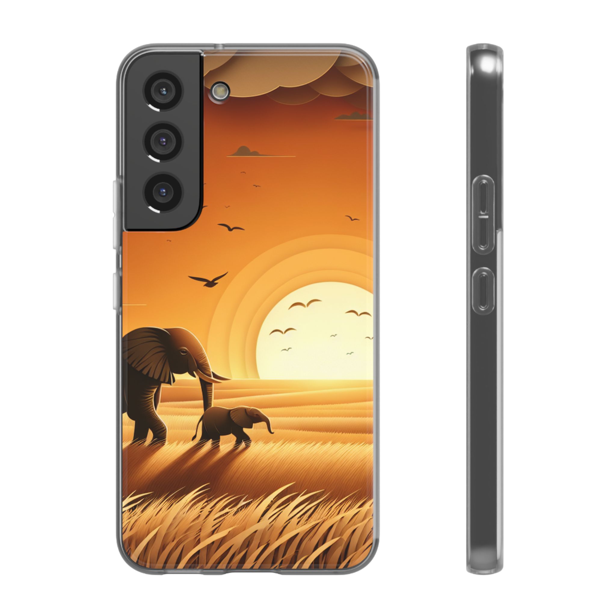 African Savannah Sunset Resistant Flexi Case - Image 4