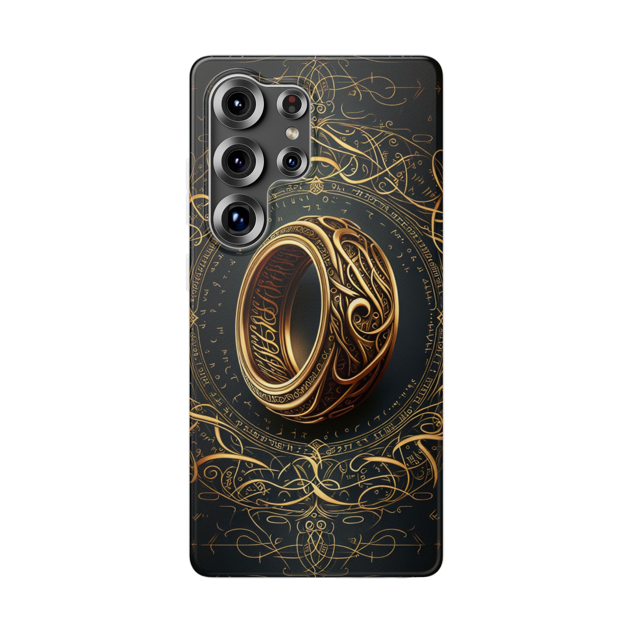 The Golden Ring Trendy Resistant Flexi Phone Back Case