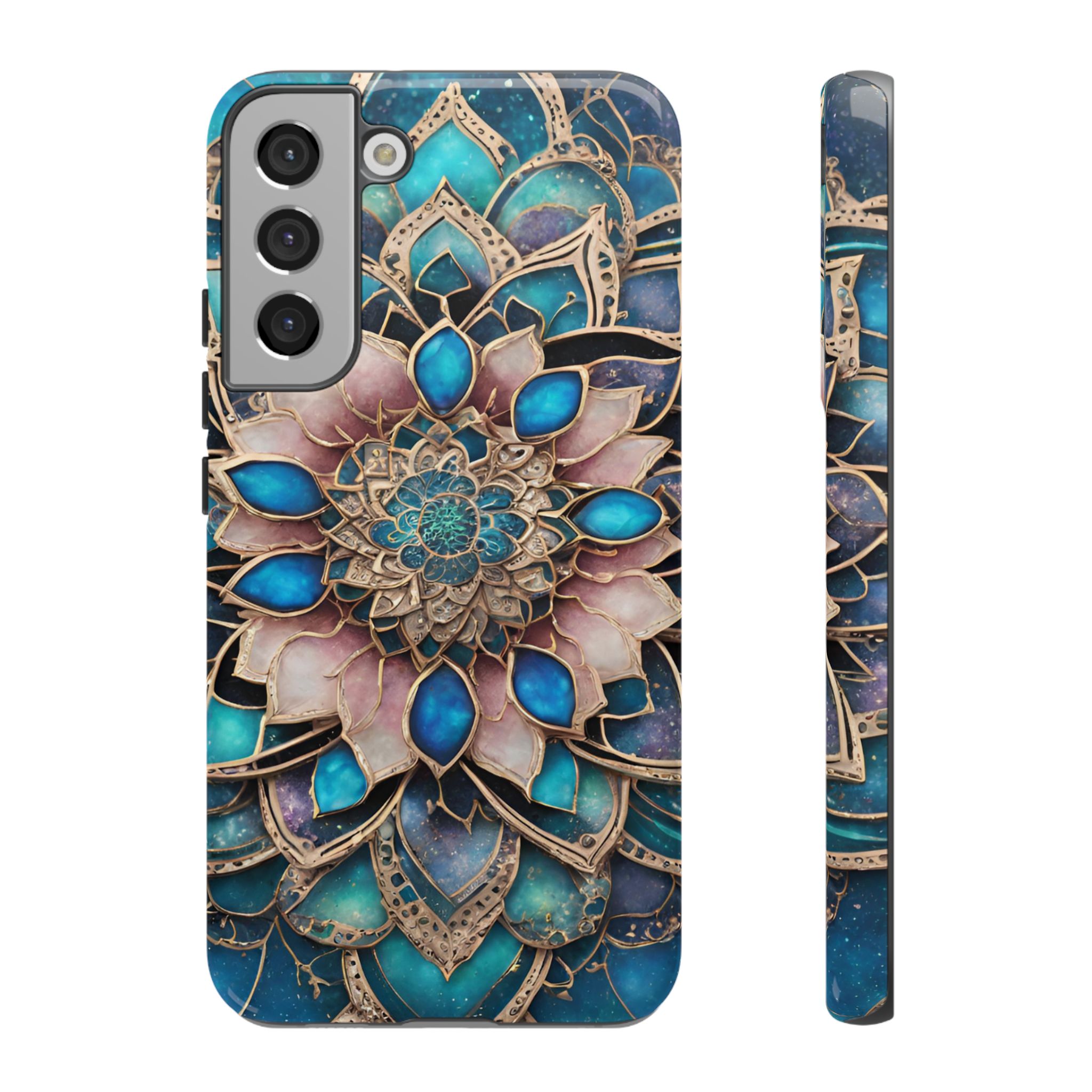 Candle Theme Mandala Resistant Trendy Tough Phone Case - Image 5