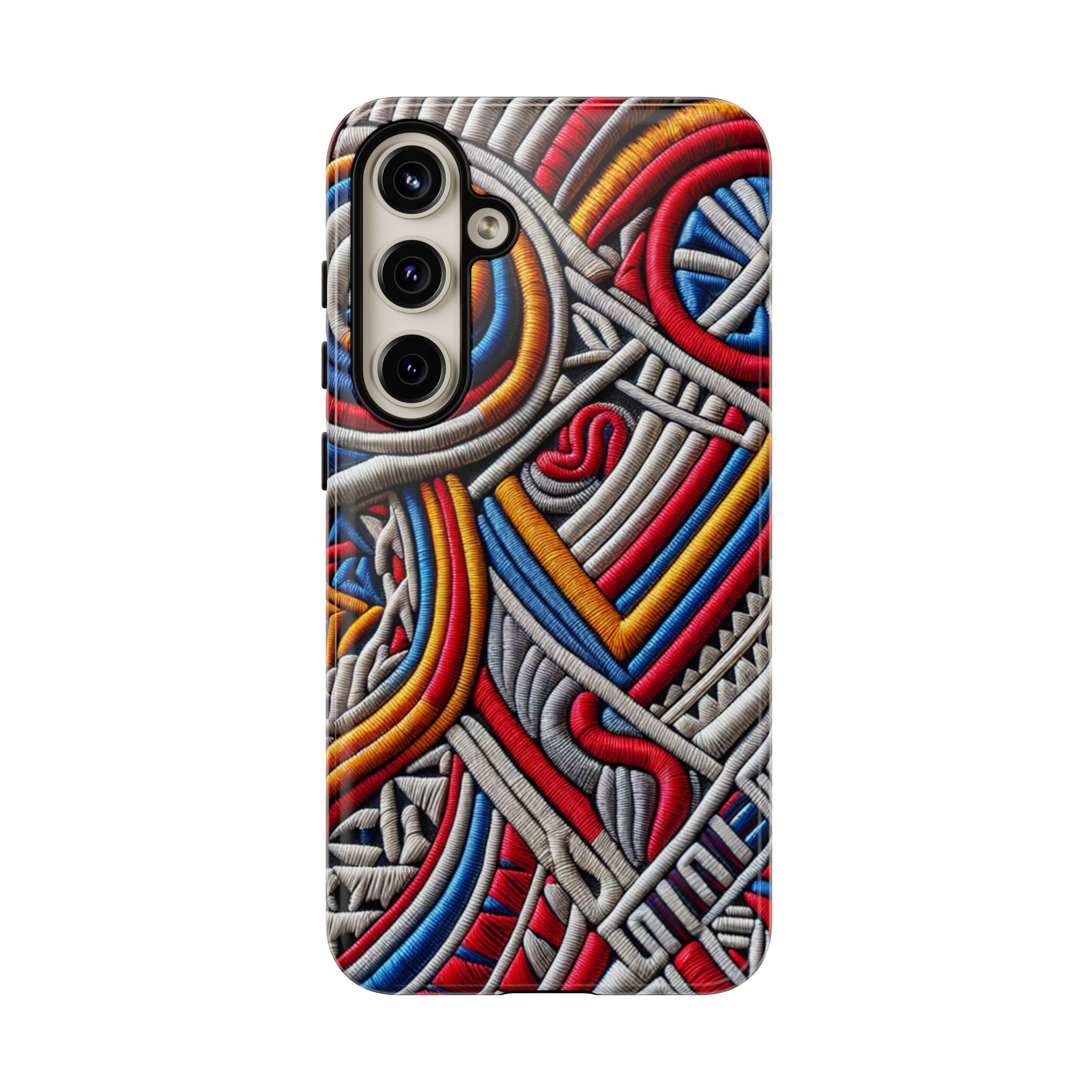 Woven Woolen Art Trendy Sleek Resistant Tough Phone Case - Image 11