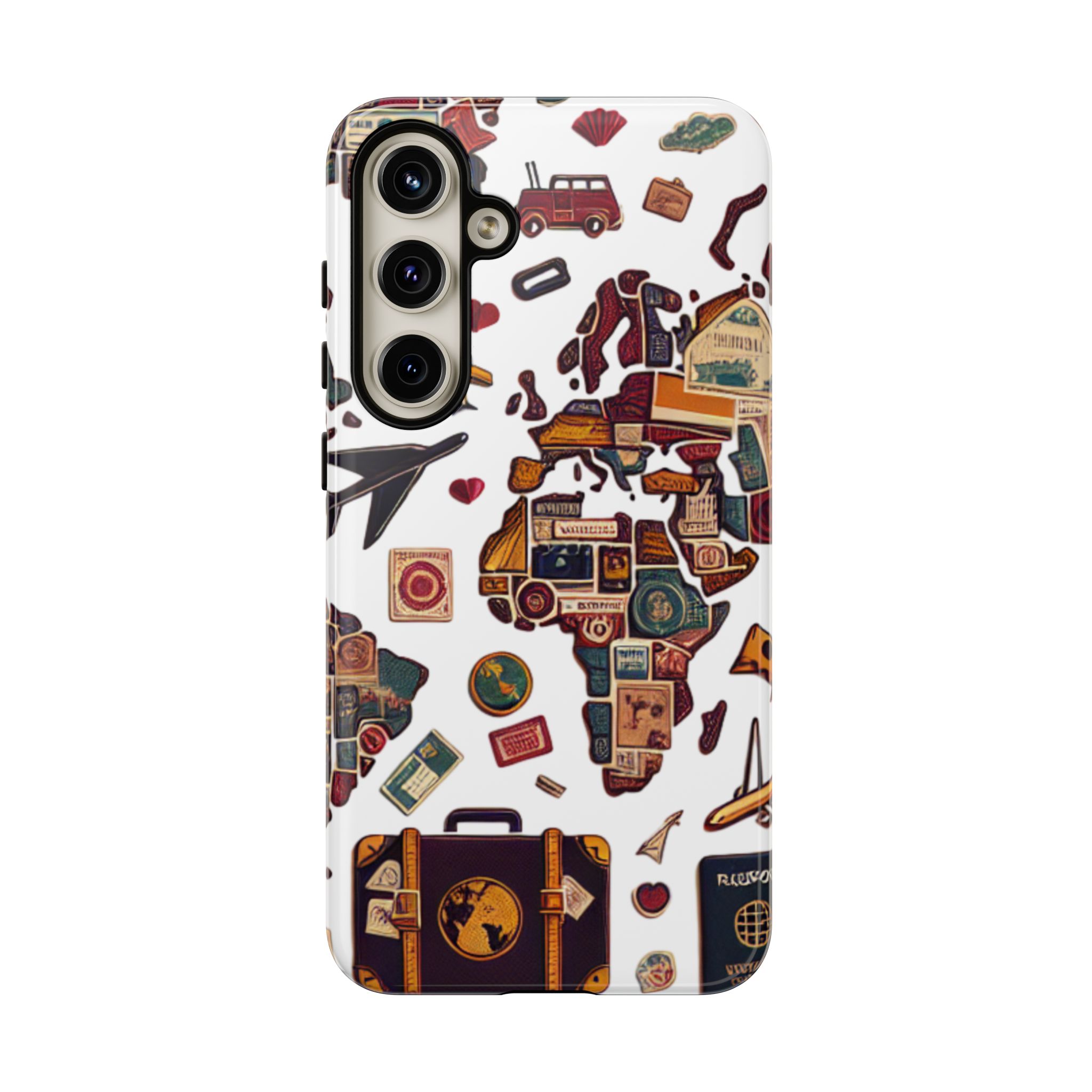 World Travel Trendy Sleek Resistant Tough Phone Case - Image 10