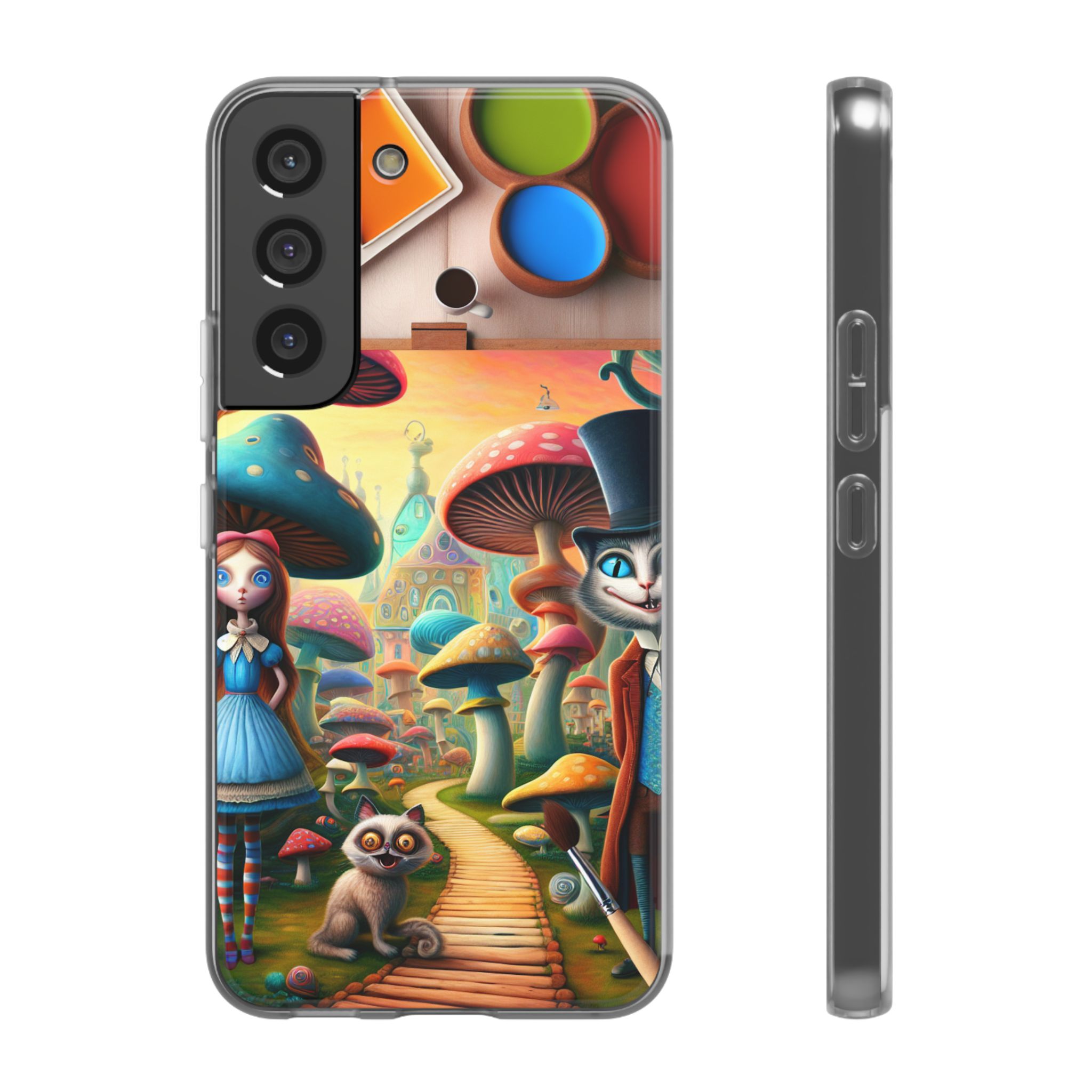 Mushroom Magical World Trendy Resistant Flexi Phone Back Case - Image 5