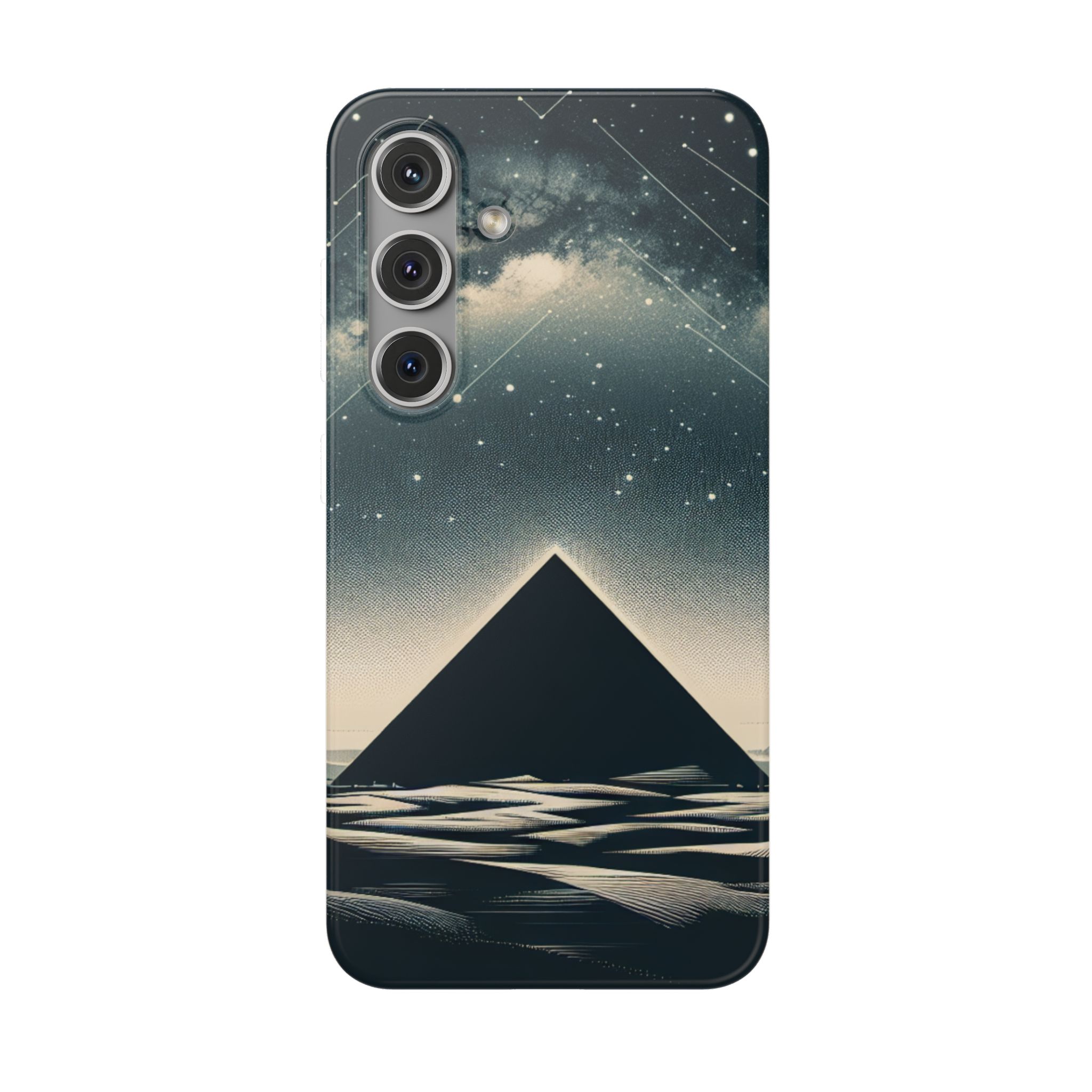 Pyramid In Night Sky Trendy Resistant Flexi Phone Back Case - Image 7
