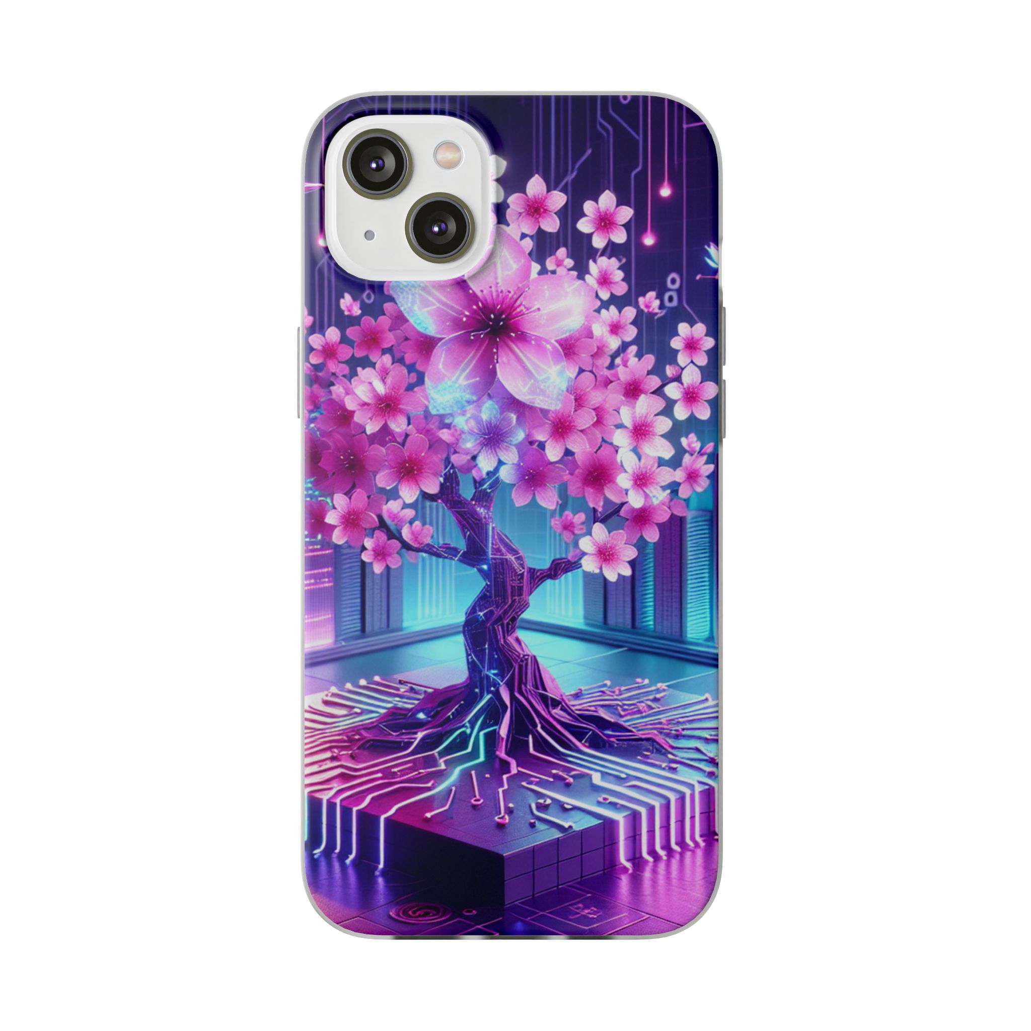 Neon Floral Tree Resistant Flexi Case - Image 5