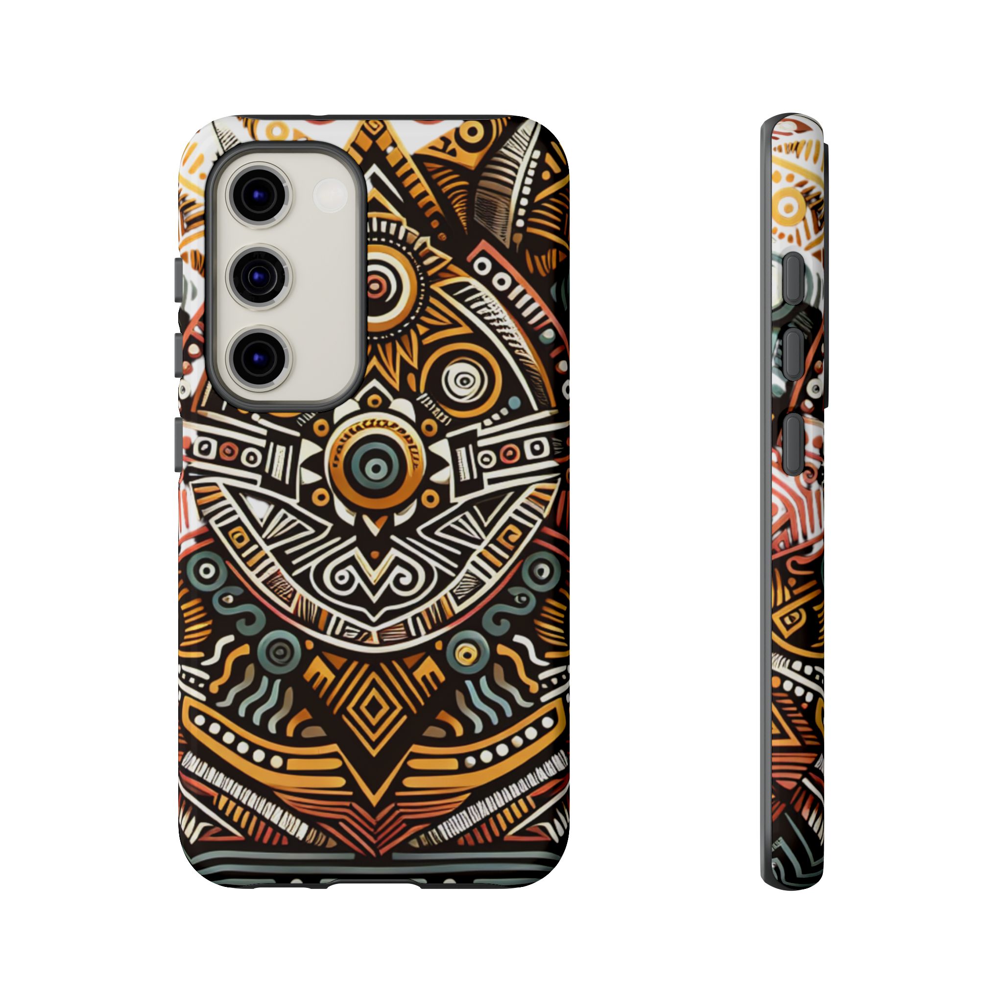 African Ancient Art Resistant Trendy Tough Phone Case - Image 8