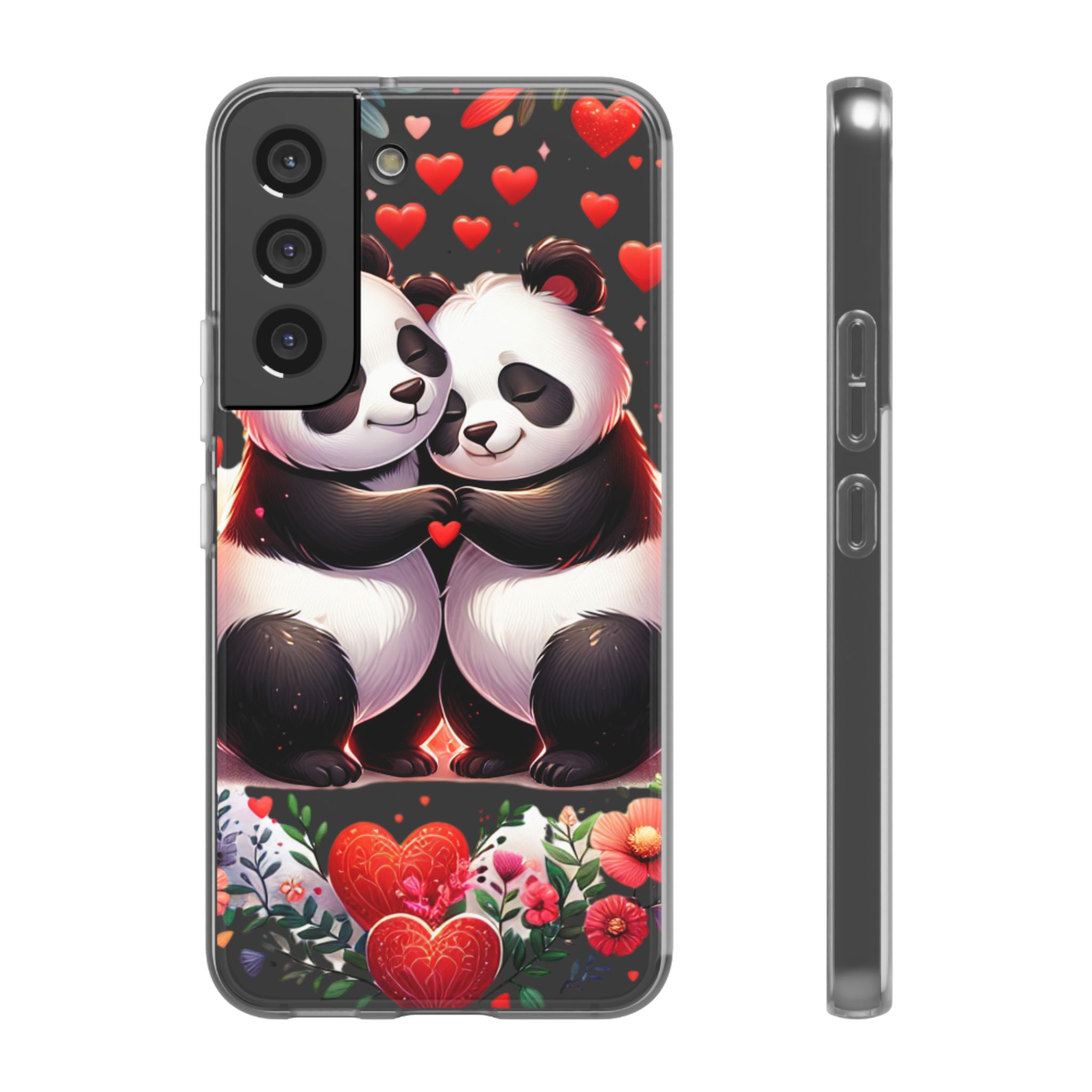 Panda Love Trendy Resistant Flexi Phone Back Case - Image 3