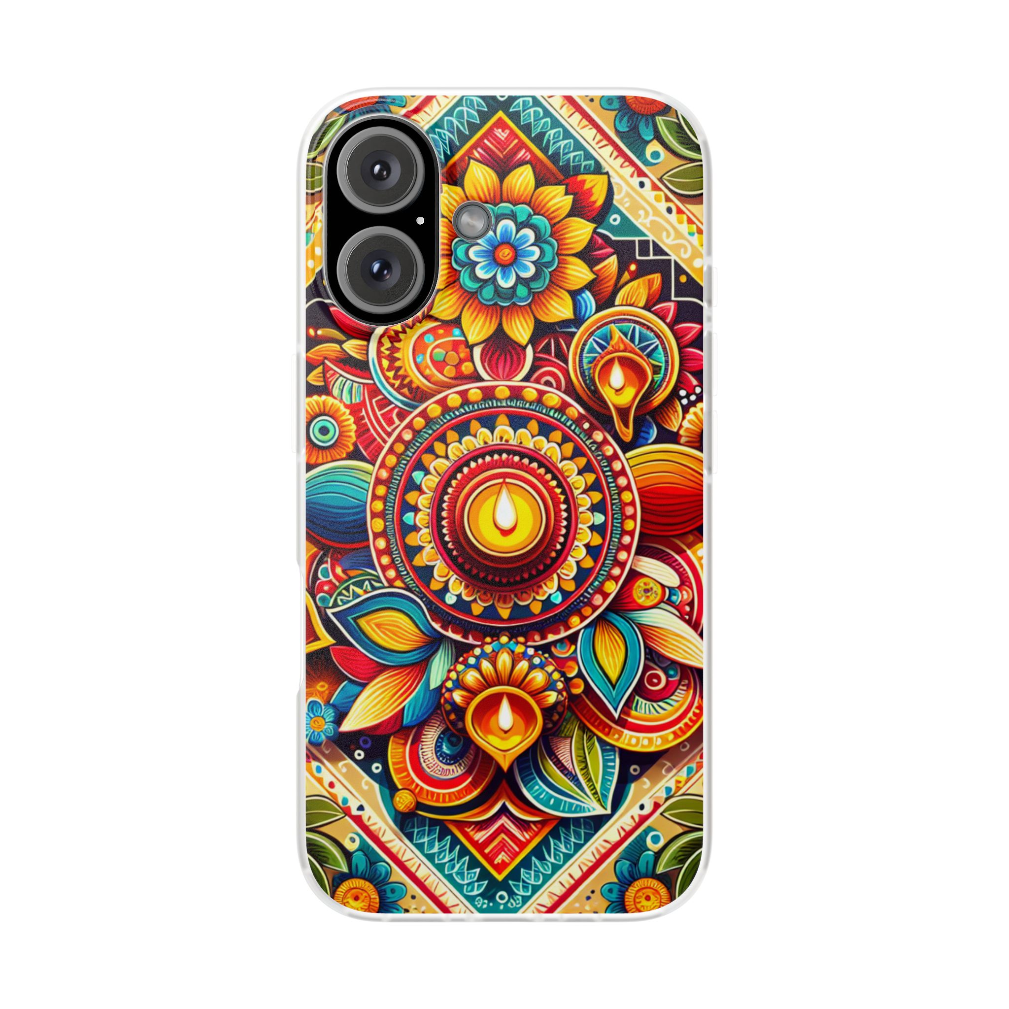 Festival Celebration Trendy Resistant Flexi Phone Back Case - Image 2