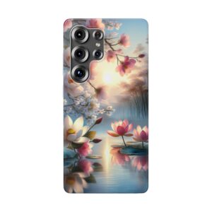 Lake Sunrise Trendy Resistant Flexi Phone Back Case