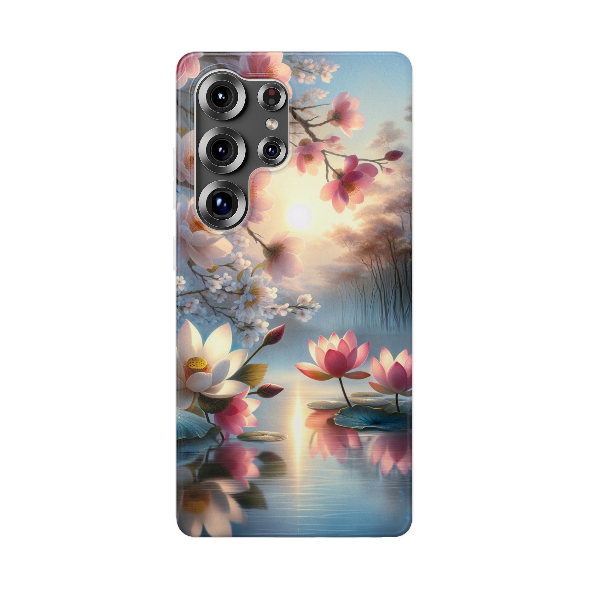Lake Sunrise Trendy Resistant Flexi Phone Back Case