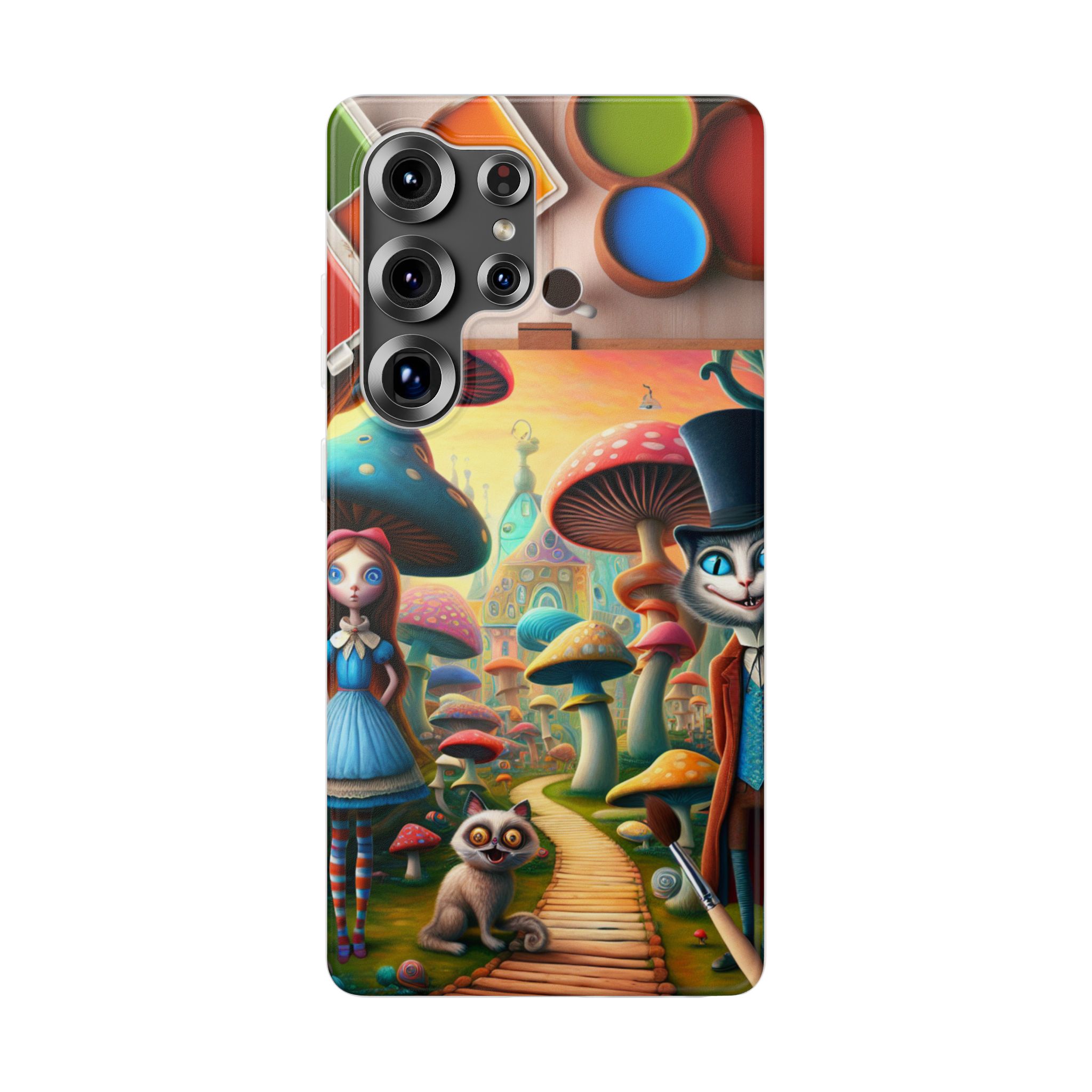 Mushroom Magical World Trendy Resistant Flexi Phone Back Case