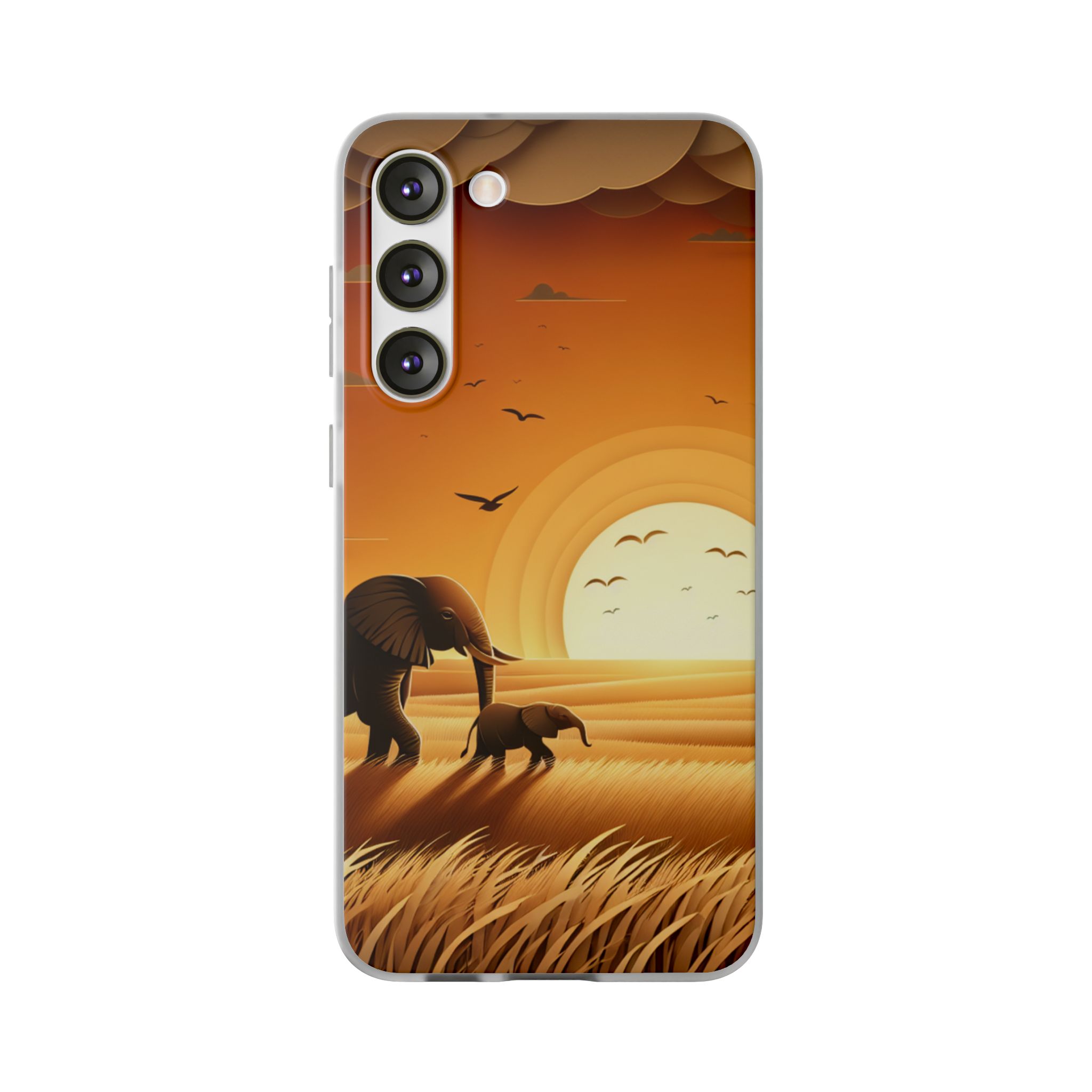 African Savannah Sunset Resistant Flexi Case - Image 3