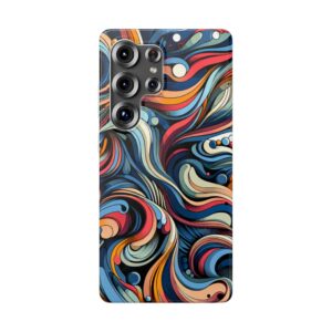 Waves Dance Multicolor Trendy Resistant Flexi Case