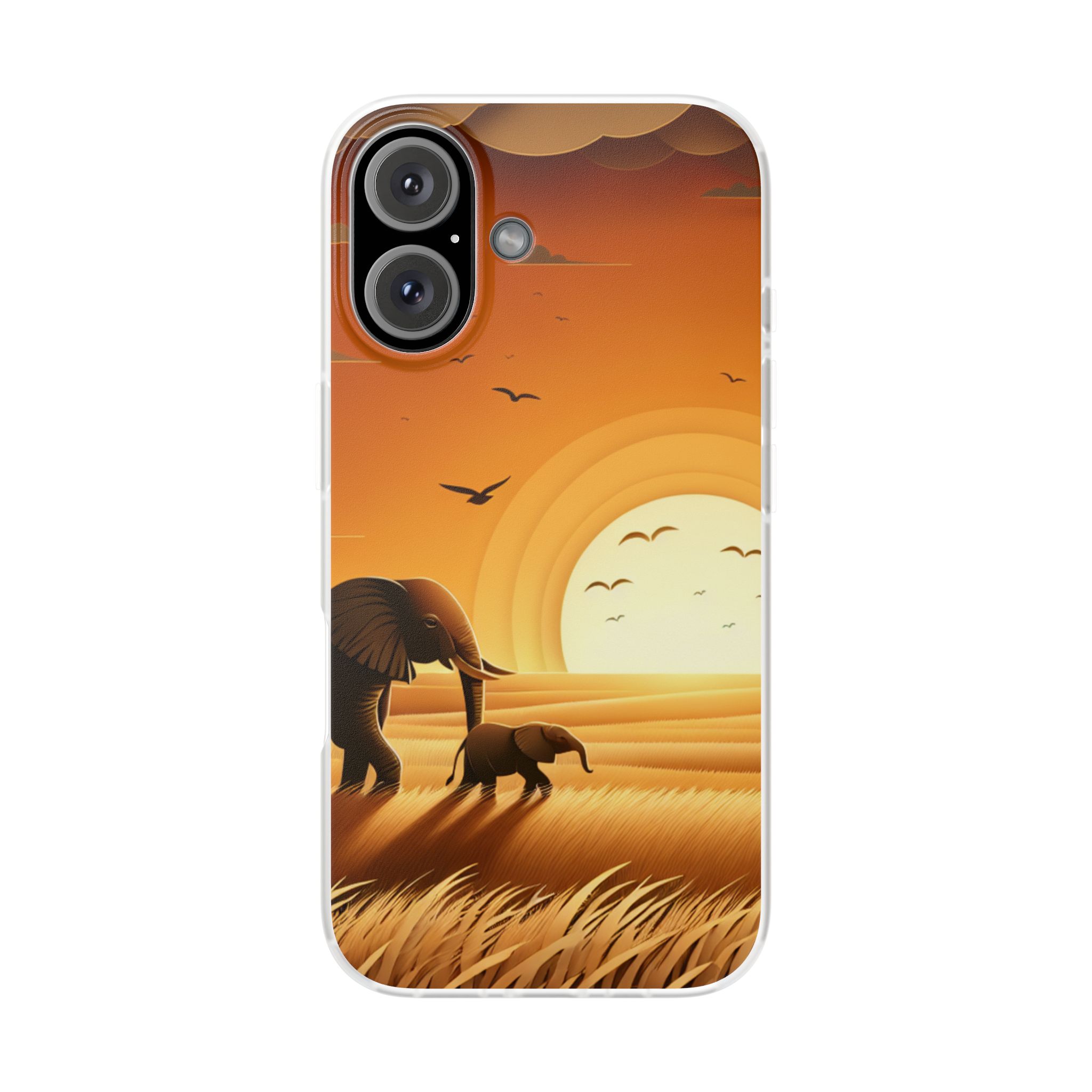 African Savannah Sunset Resistant Flexi Case - Image 2