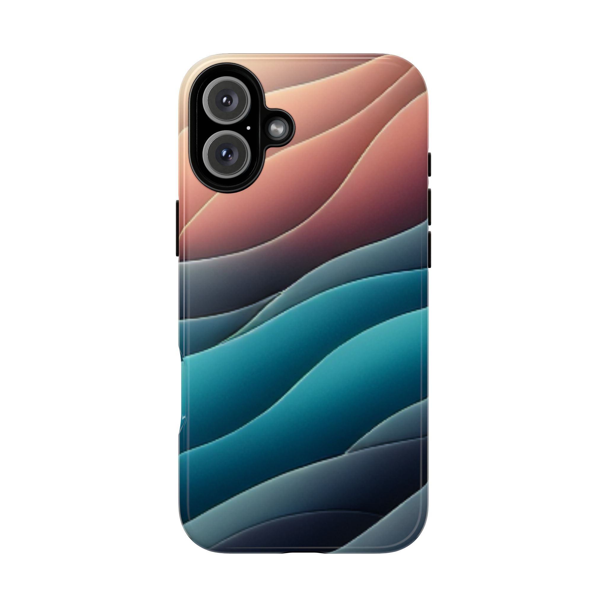 Color Layers Resistant Trendy Tough Phone Case - Image 10