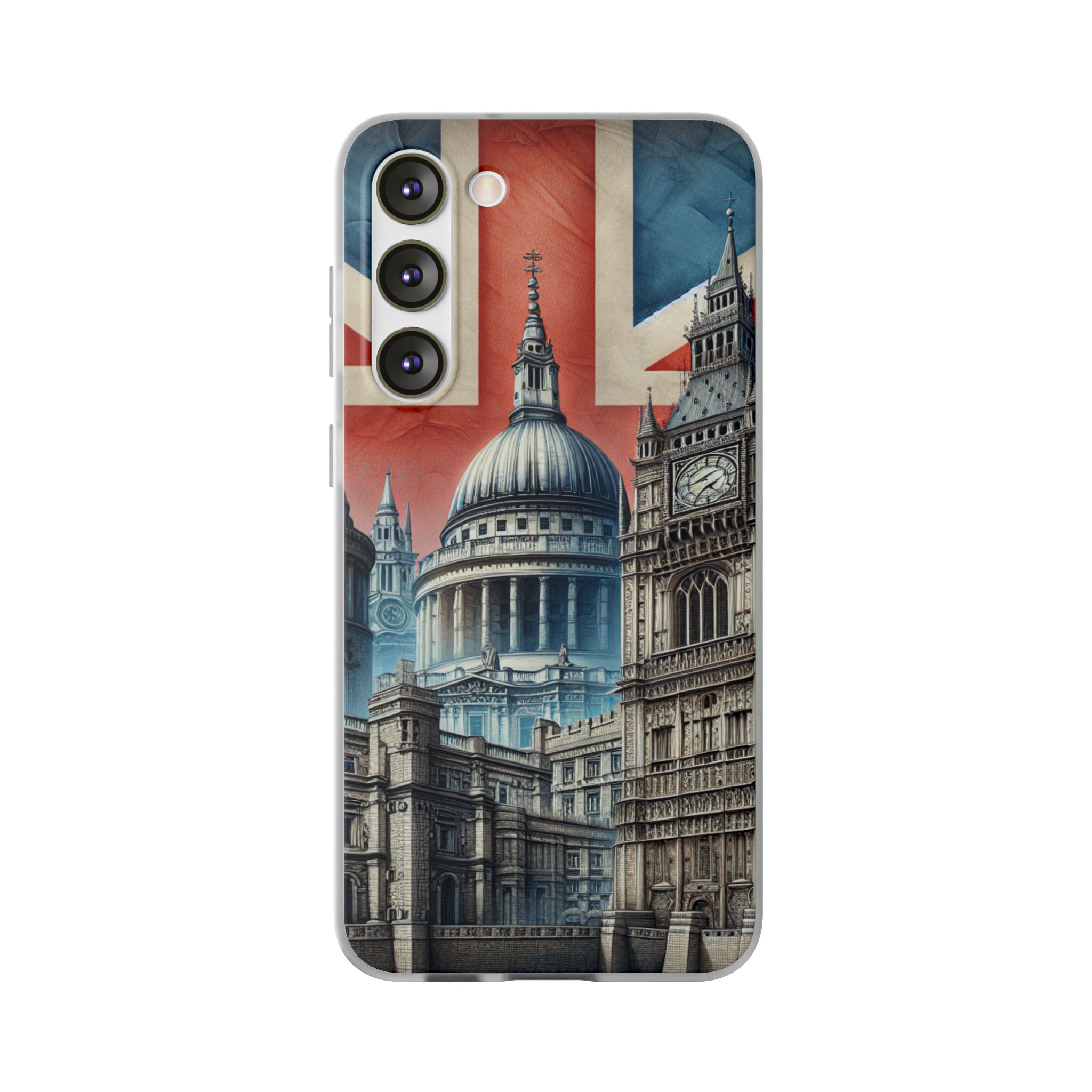 Great British Heritage Trendy Resistant Flexi Phone Back Case - Image 5
