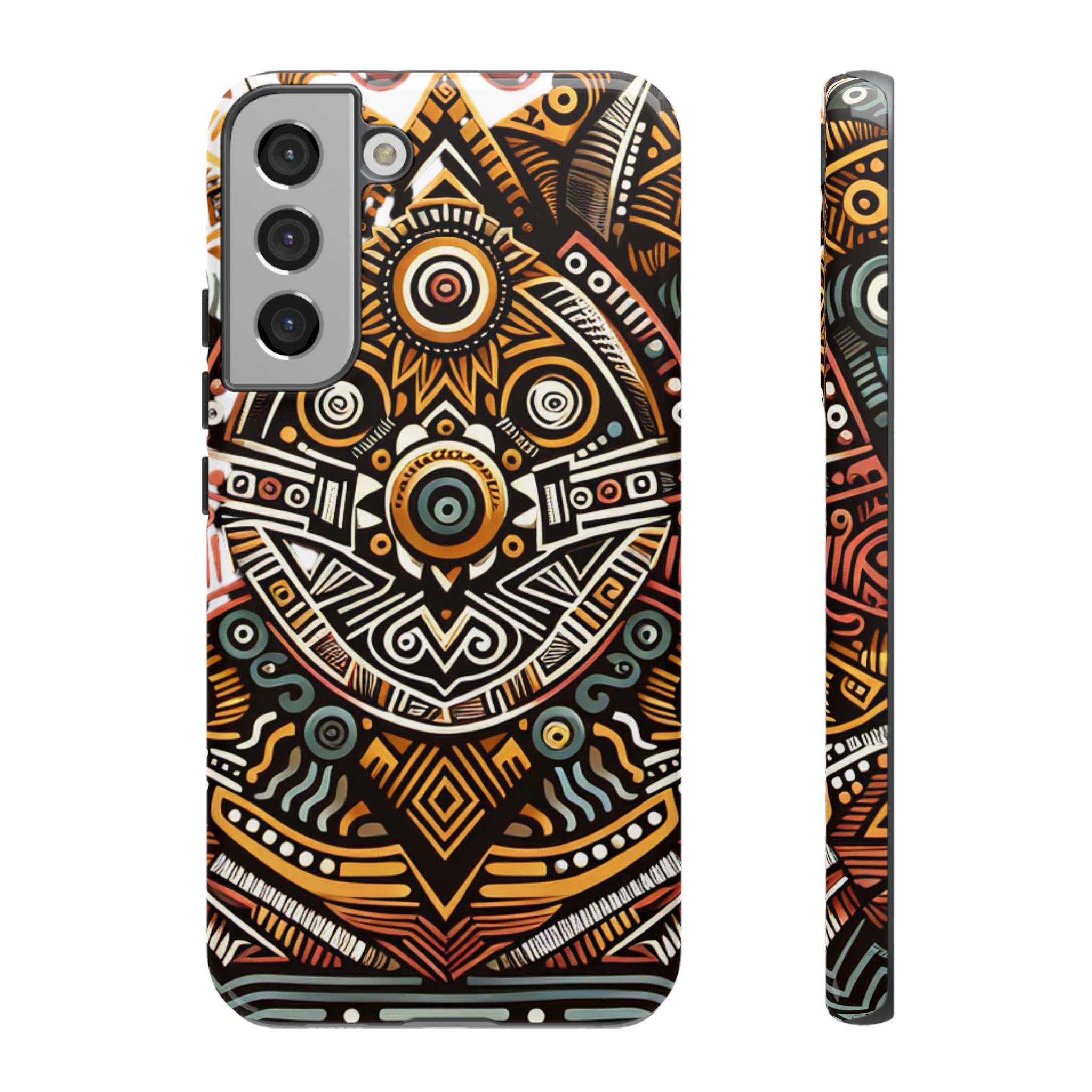 African Ancient Art Resistant Trendy Tough Phone Case - Image 6