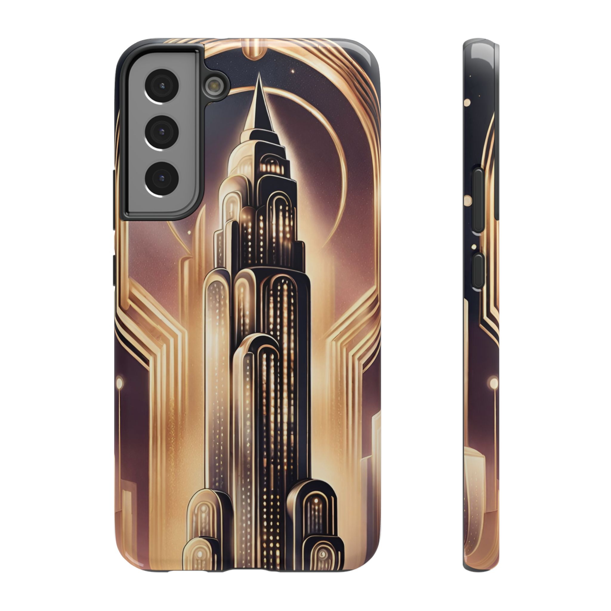 Modern Architecture Printed Impact-Resistant Phone Back Case - Image 4