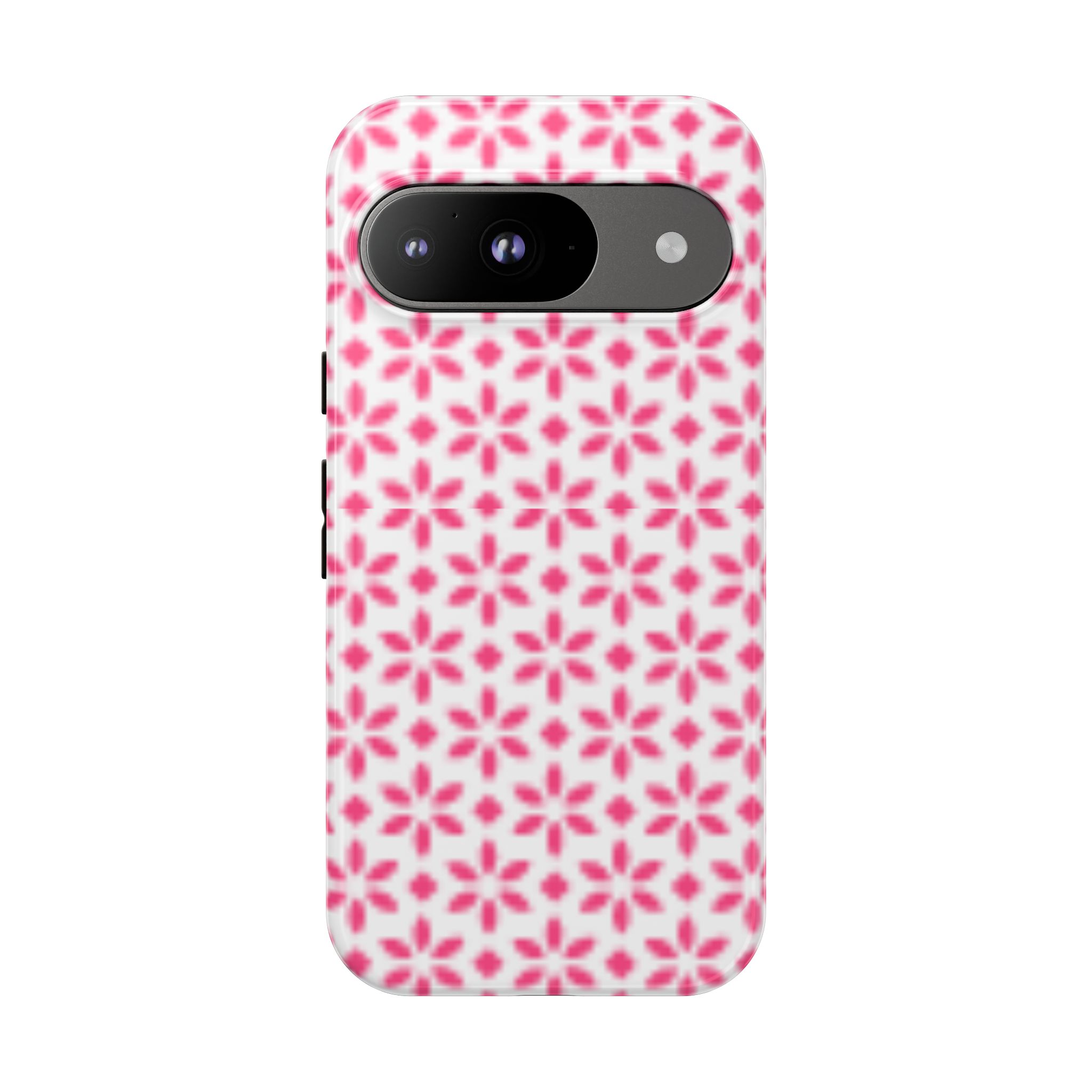Flower Pattern Print Trendy Resistant Tough Phone Case - Image 3