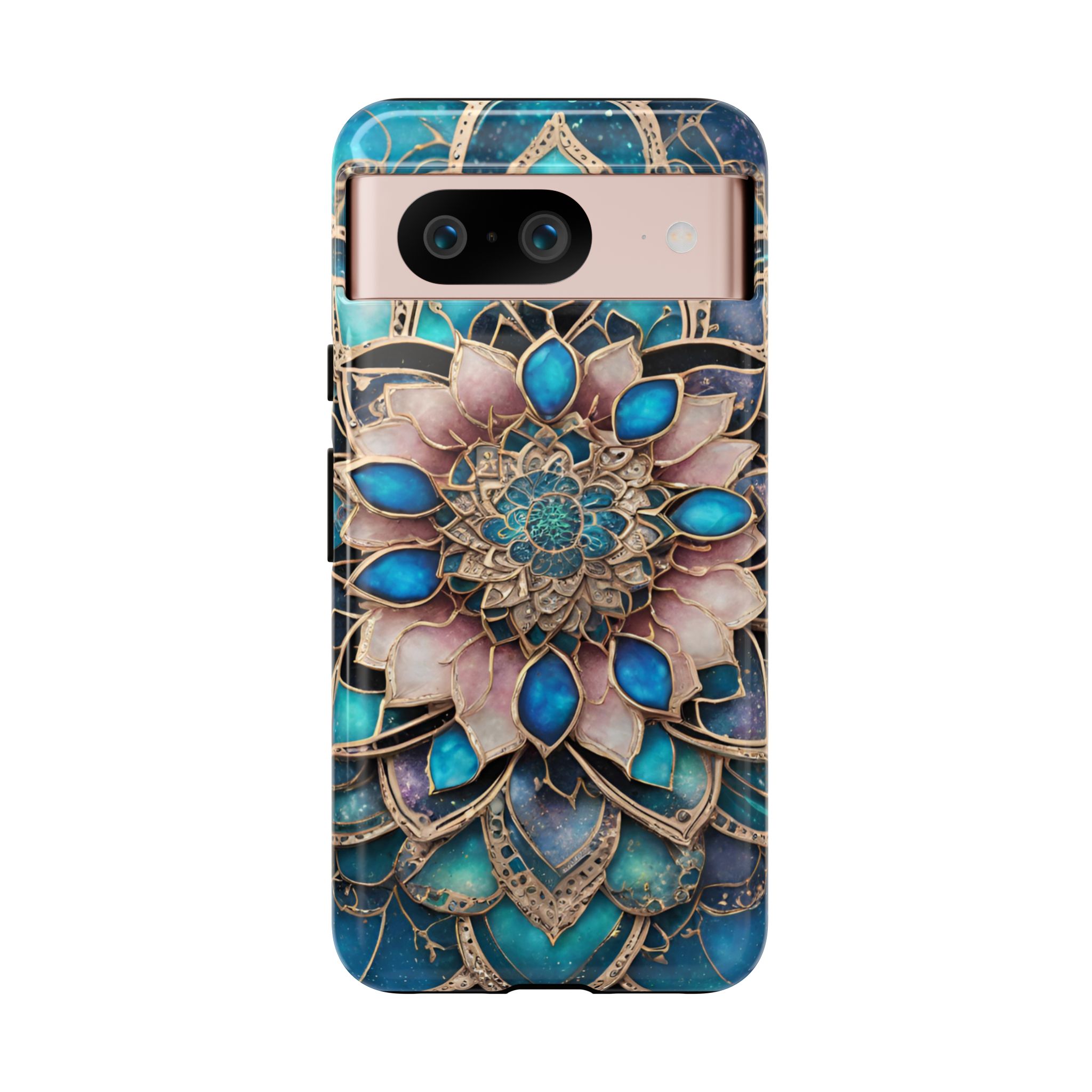 Candle Theme Mandala Resistant Trendy Tough Phone Case - Image 3
