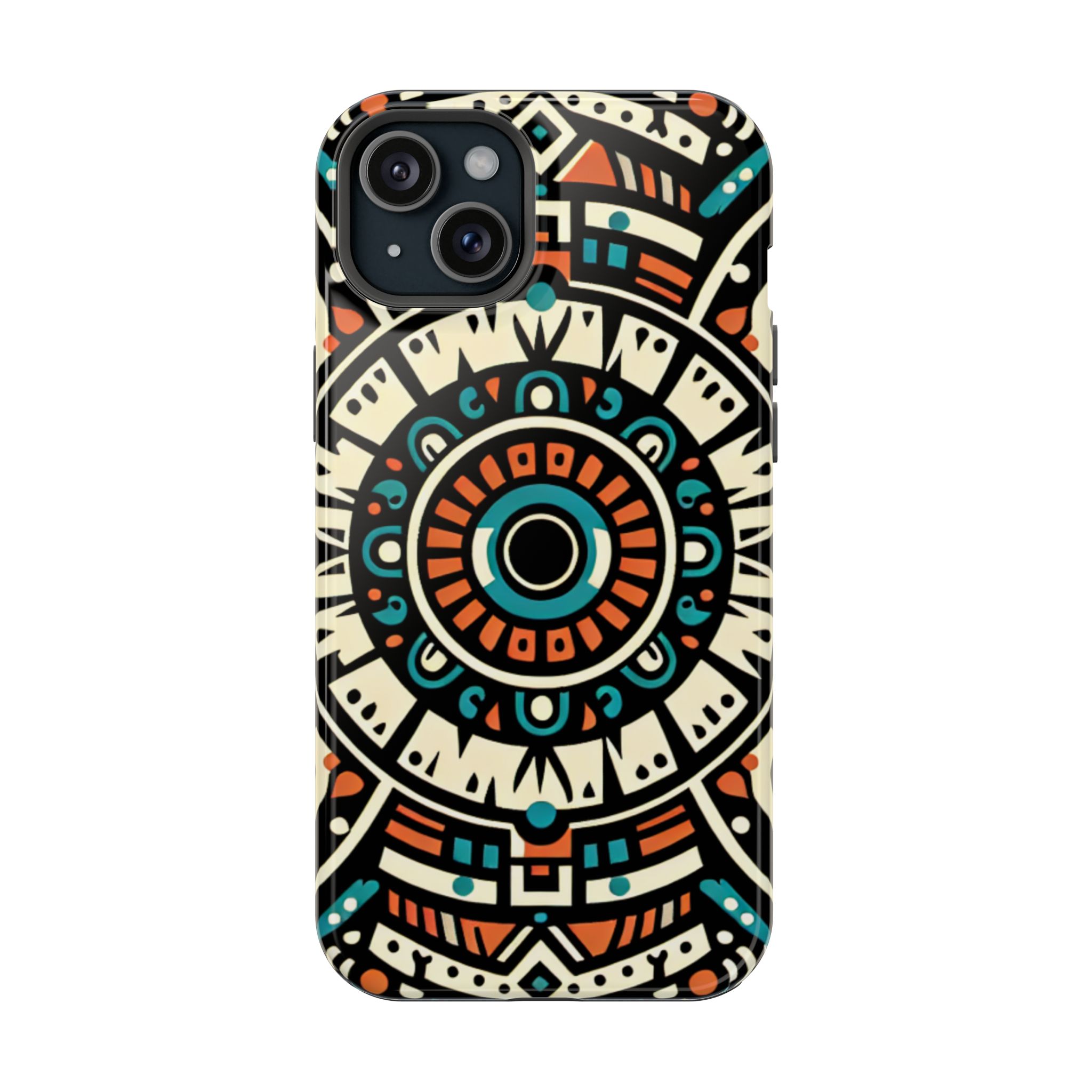 Traditional Mandala Art Impact-Resistant Phone Back Case - Image 5