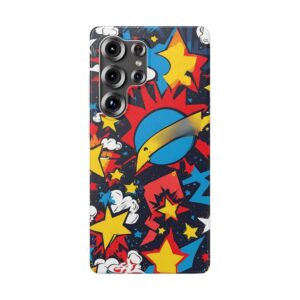 Comic Boom Adventure Trendy Resistant Flexi Case