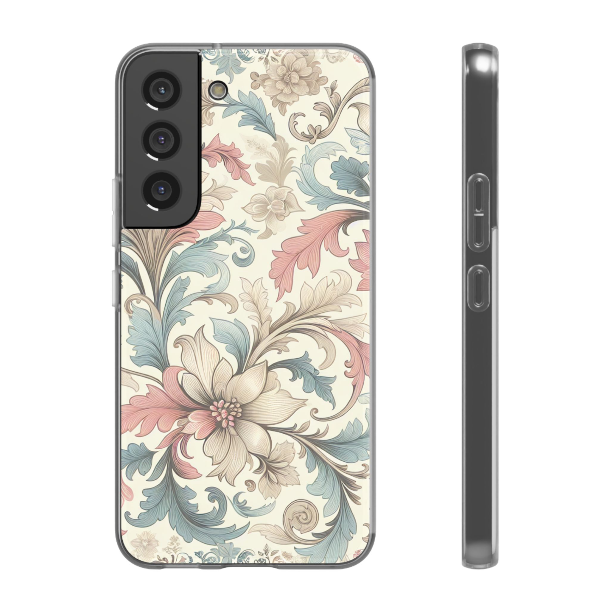 Floral Color Burst Trendy Resistant Flexi Phone Back Case - Image 4