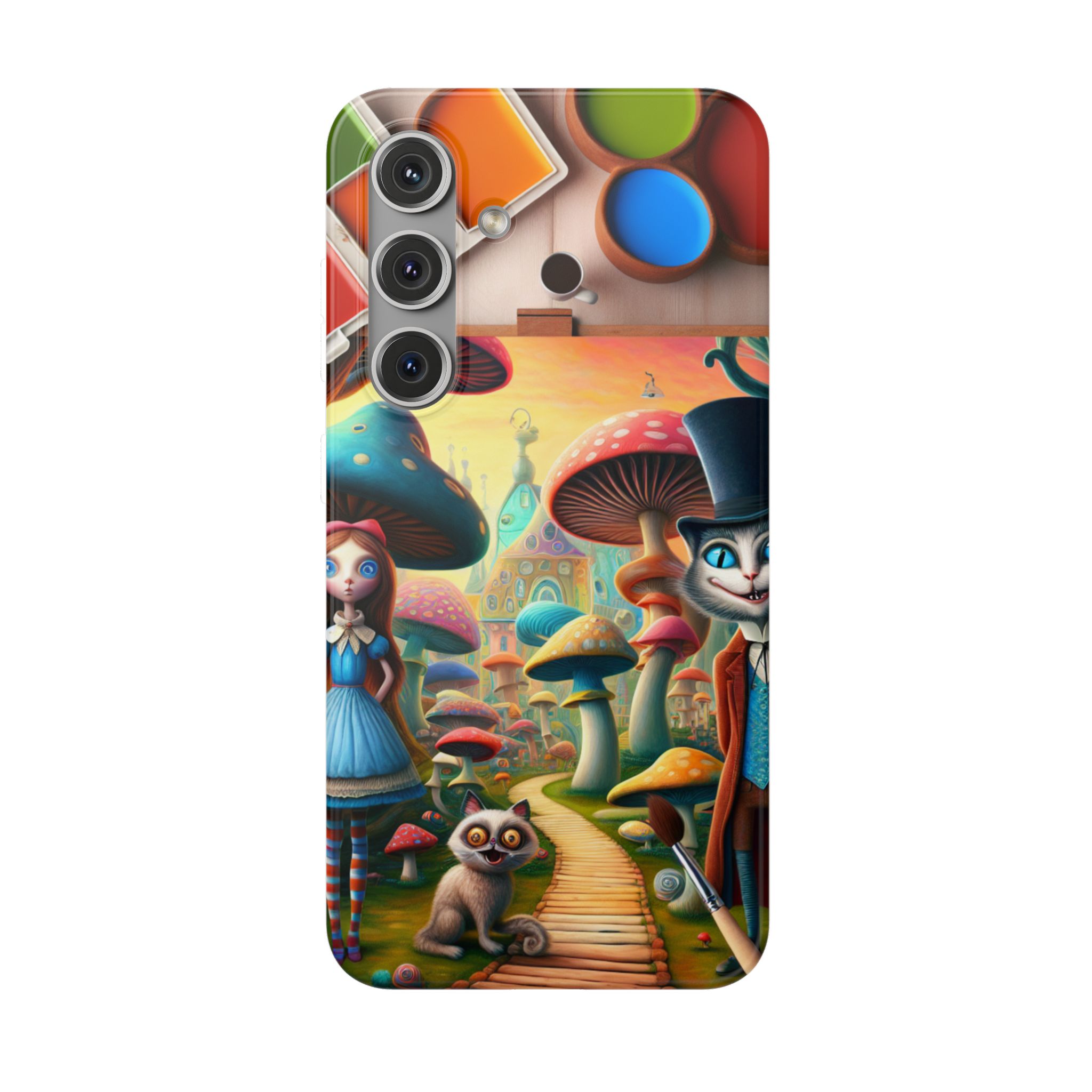 Mushroom Magical World Trendy Resistant Flexi Phone Back Case - Image 7