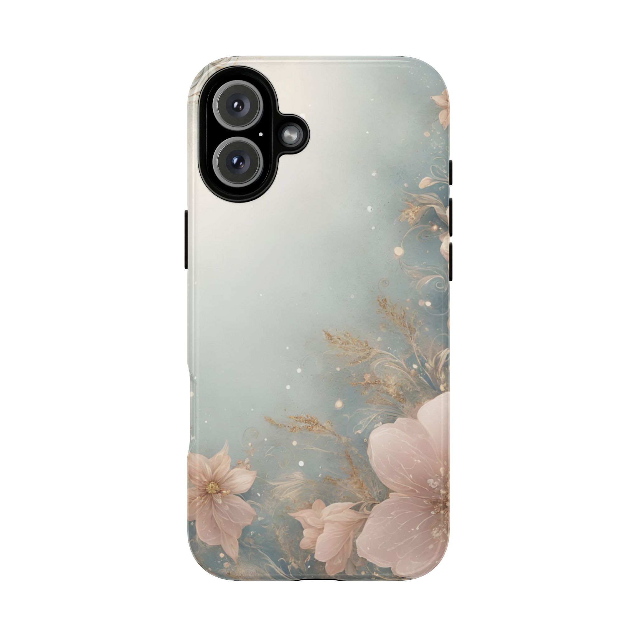 Floral Sparkling Resistant Trendy Tough Phone Case - Image 2