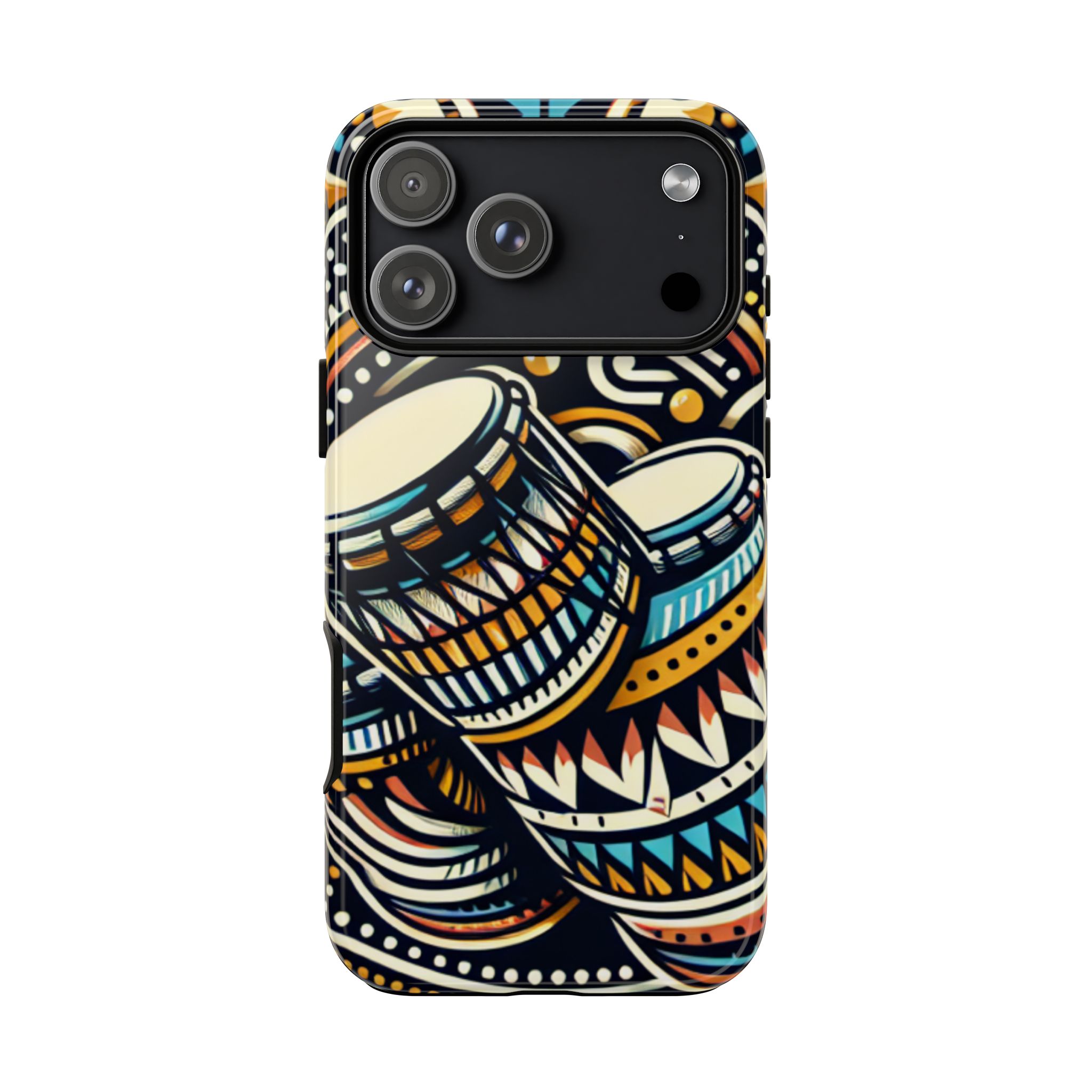 Artistic Drums Resistant Trendy Tough Phone Case