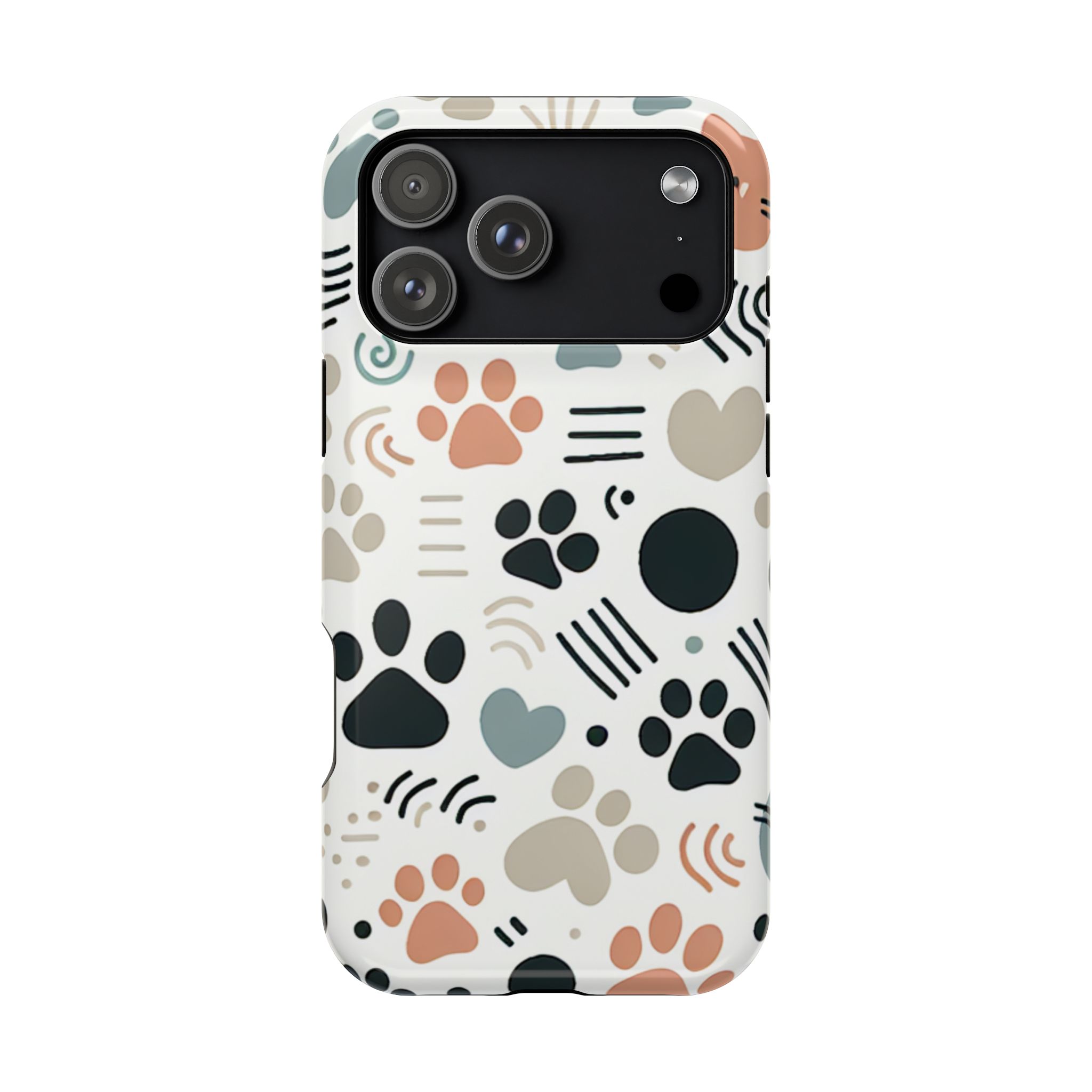 Animal Footprints Fun Impact-Resistant Phone Back Case