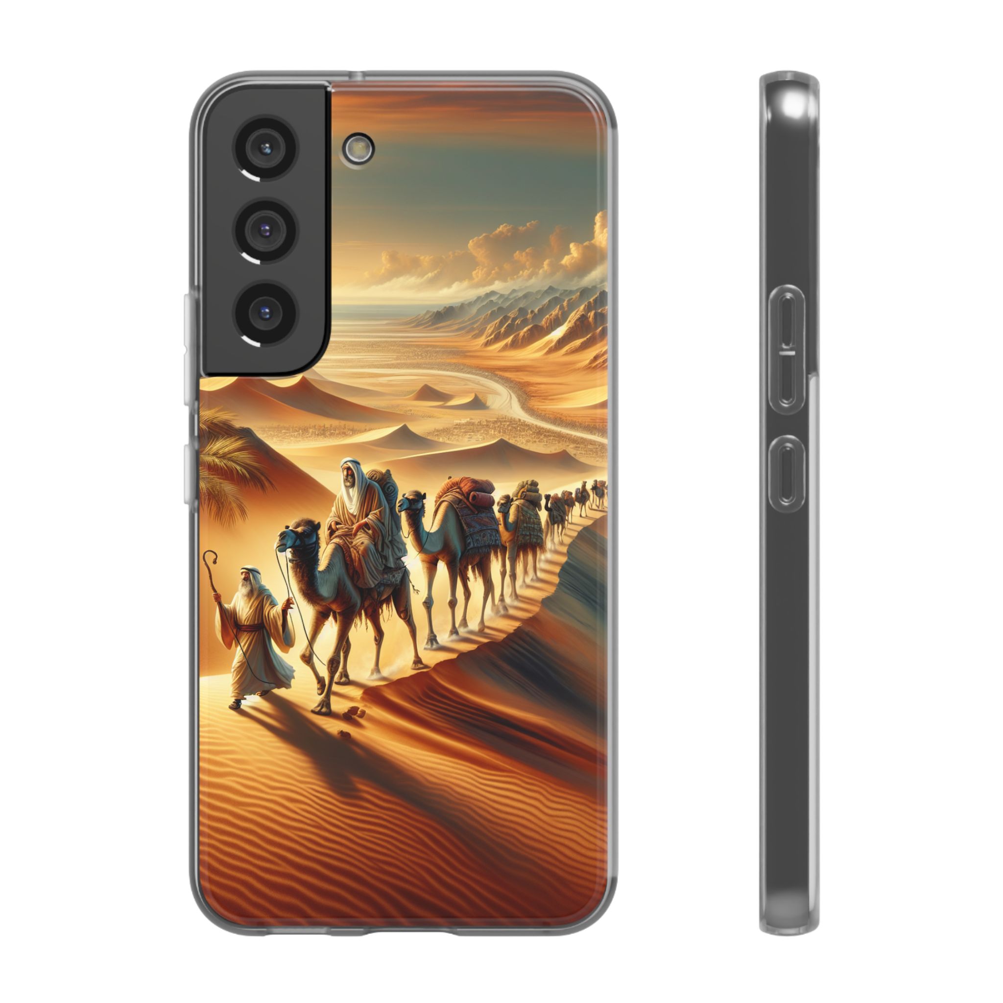 Desert Journey Trendy Resistant Flexi Phone Back Case - Image 5