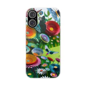 Colorful Nature Trendy Resistant Flexi Phone Back Case