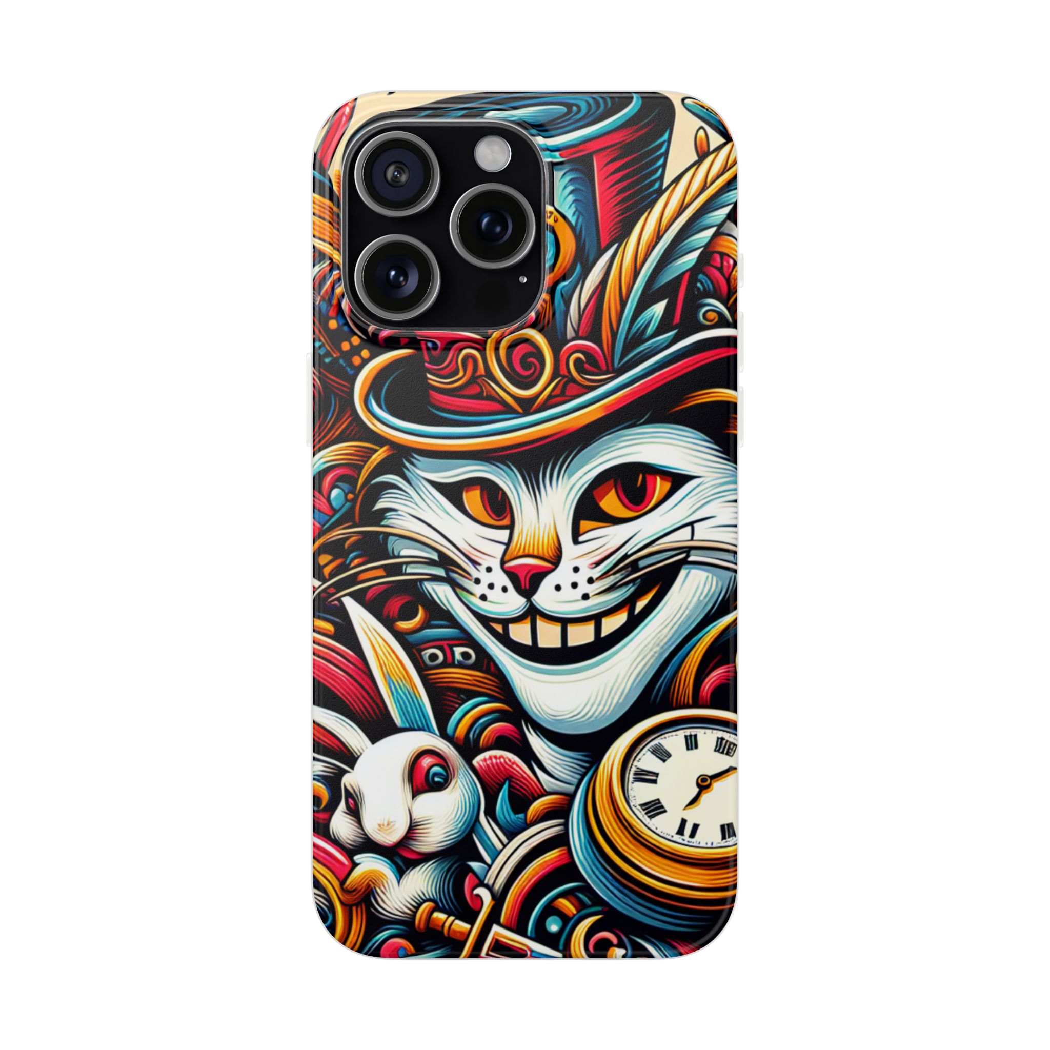 Cat And Mouse Popular Resistant Flexi Phone Back Case - Image 4