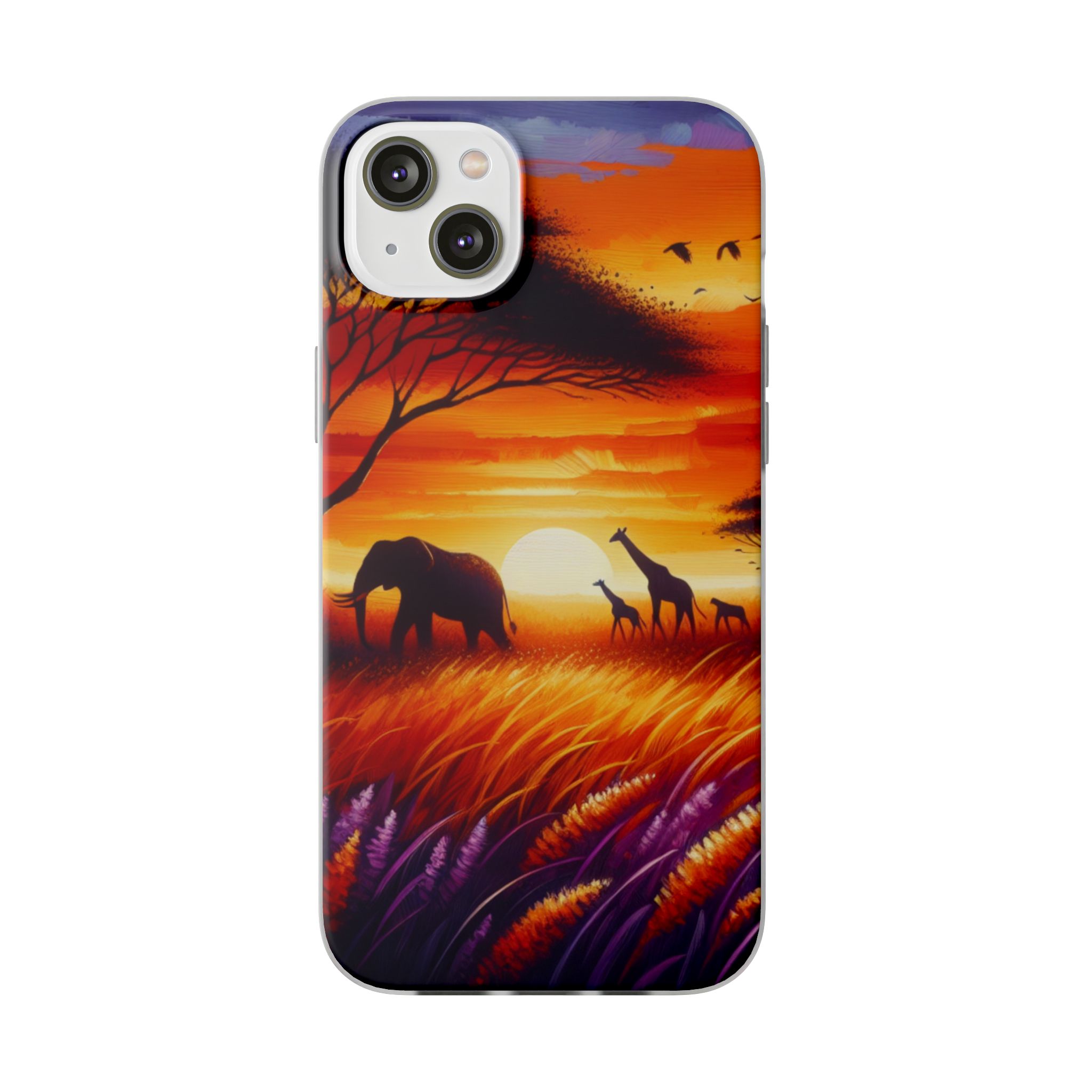 Wildlife & Nature Trendy Resistant Flexi Phone Back Case - Image 8