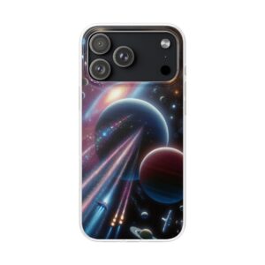 Galaxy Flight Popular Trendy Resistant Flexi Phone Back Case