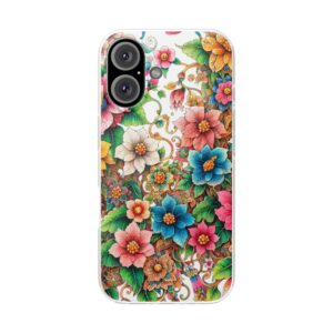 Colorful Floral Bouquet Sleek Resistant Flexi Phone Back Case