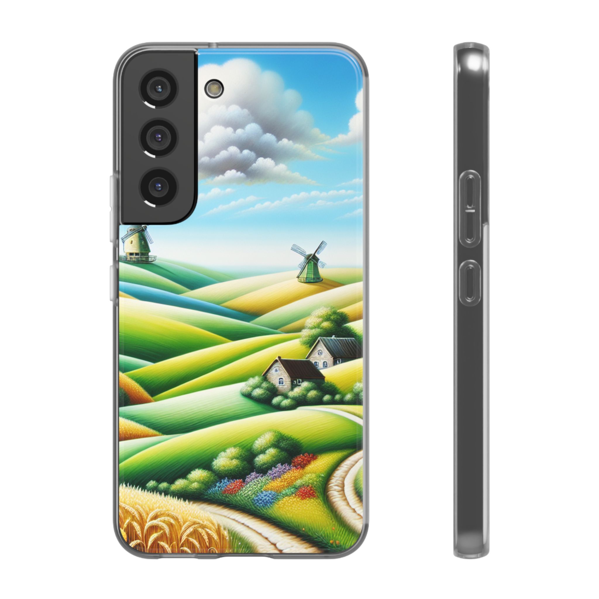 Artistic Farmlands Trendy Resistant Flexi Phone Back Case - Image 5