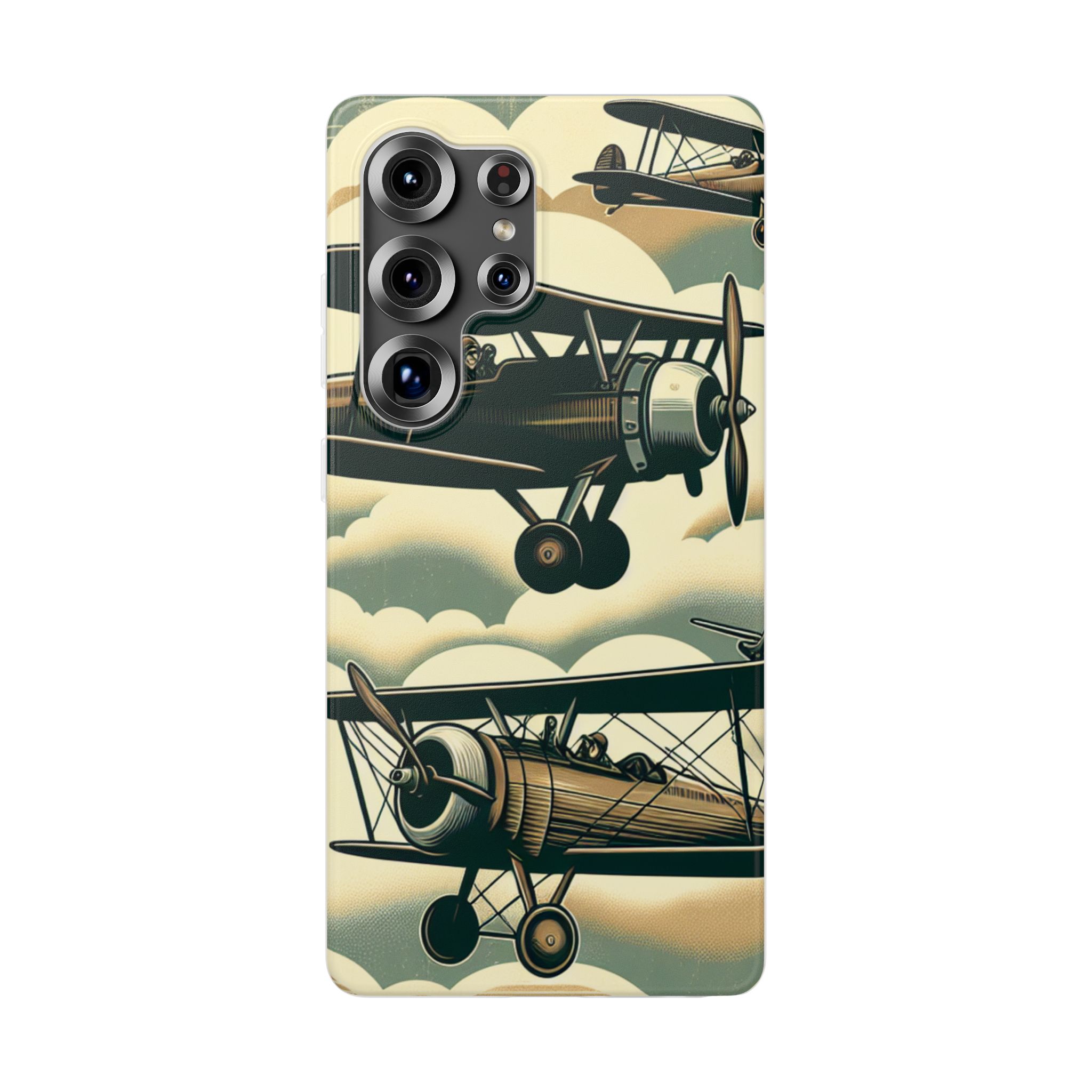 Great Flying Adventure Trendy Resistant Flexi Phone Back Case - Image 4